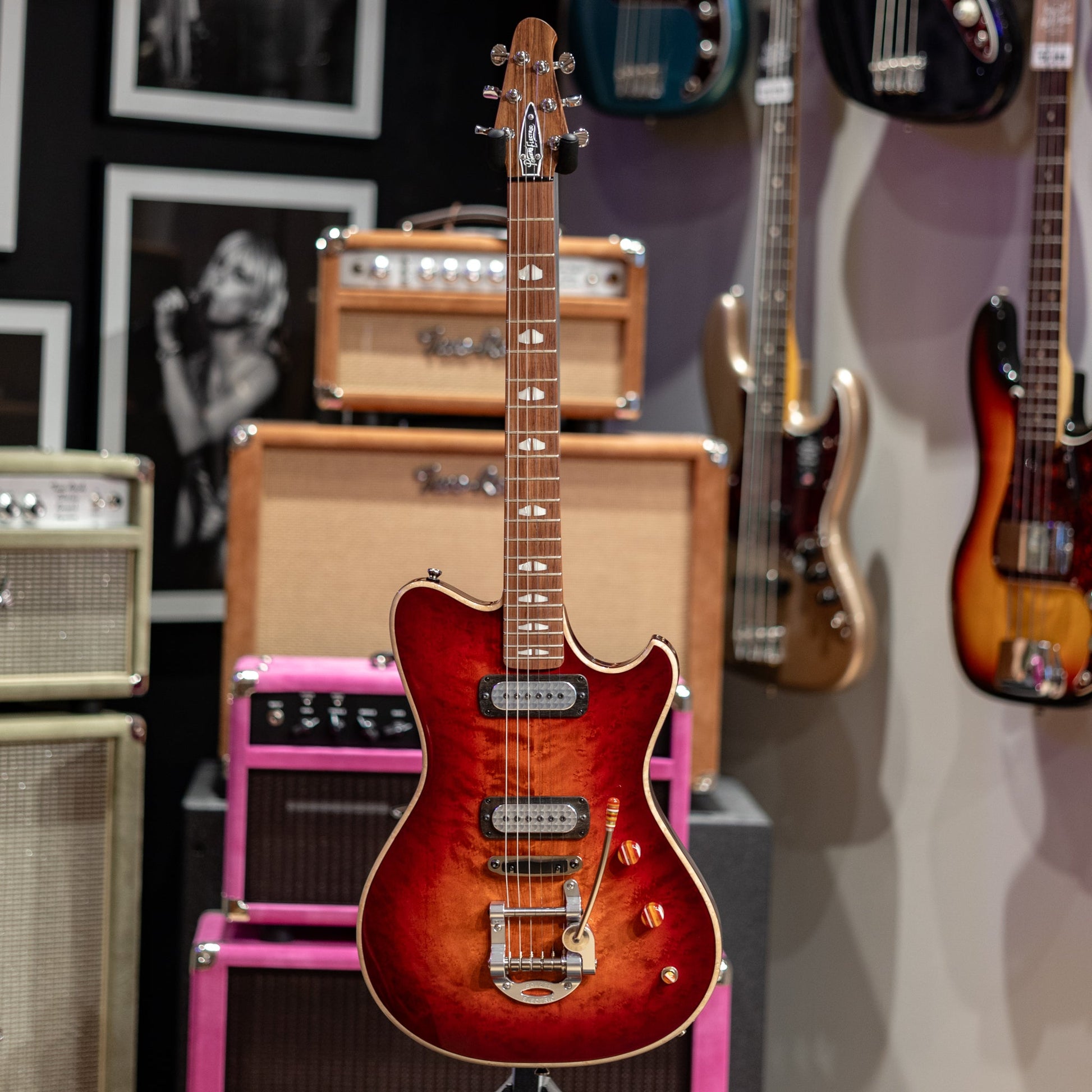 Powers Electric A-Type Select Birdseye Maple FF42 - Lava Burst