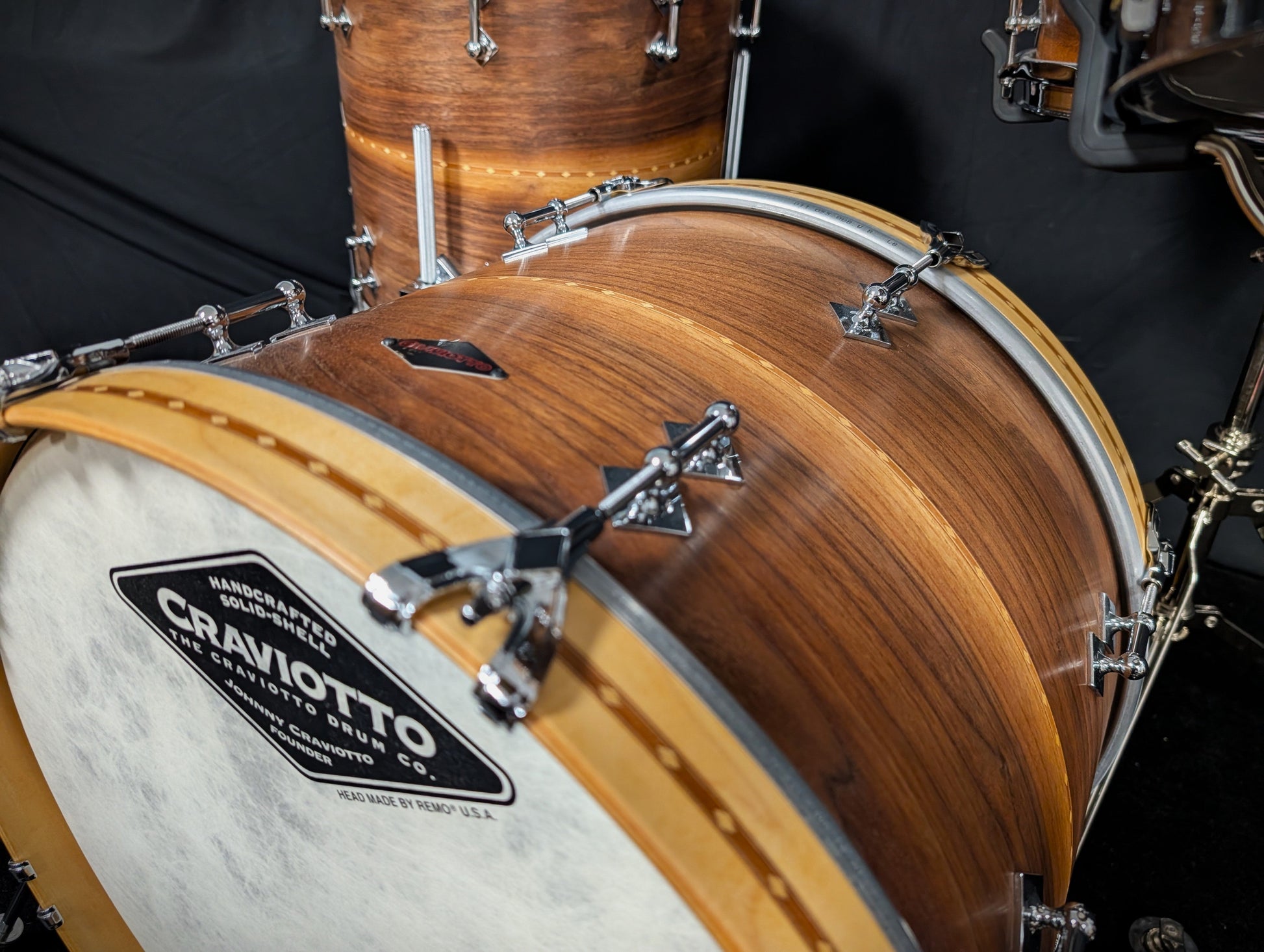 Walnut with Cherry Inlay 4 Piece Shell Pack