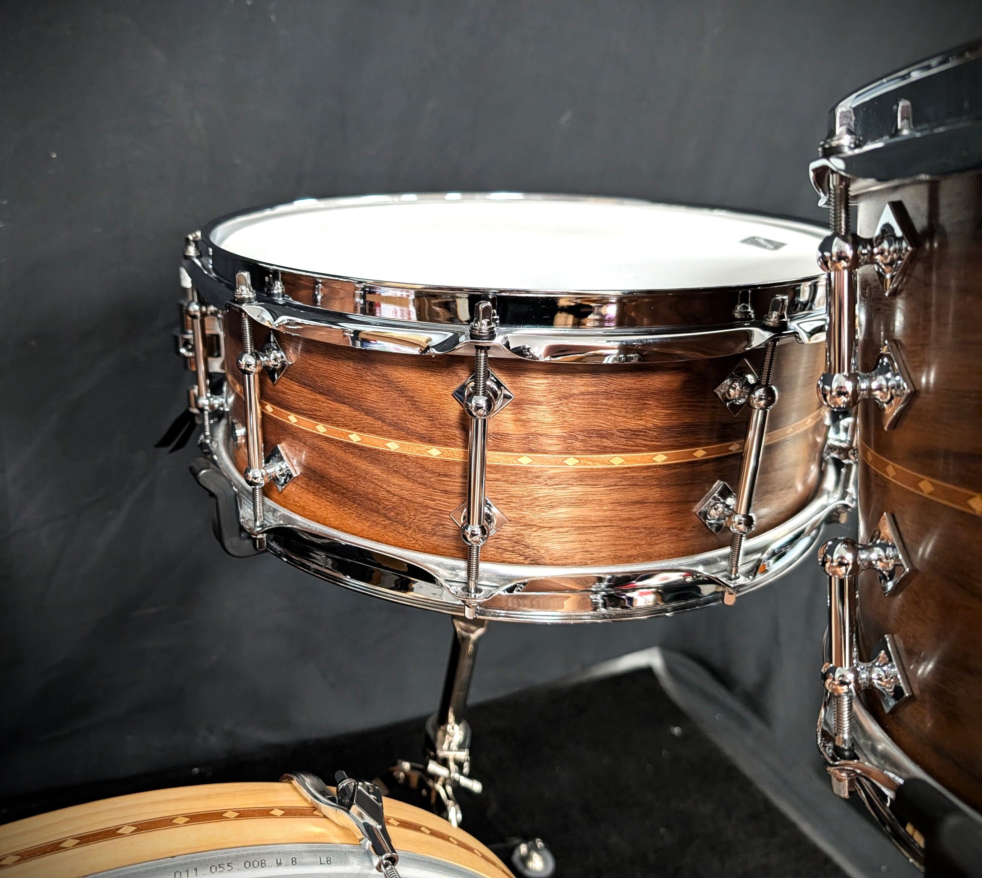 Walnut with Cherry Inlay 4 Piece Shell Pack