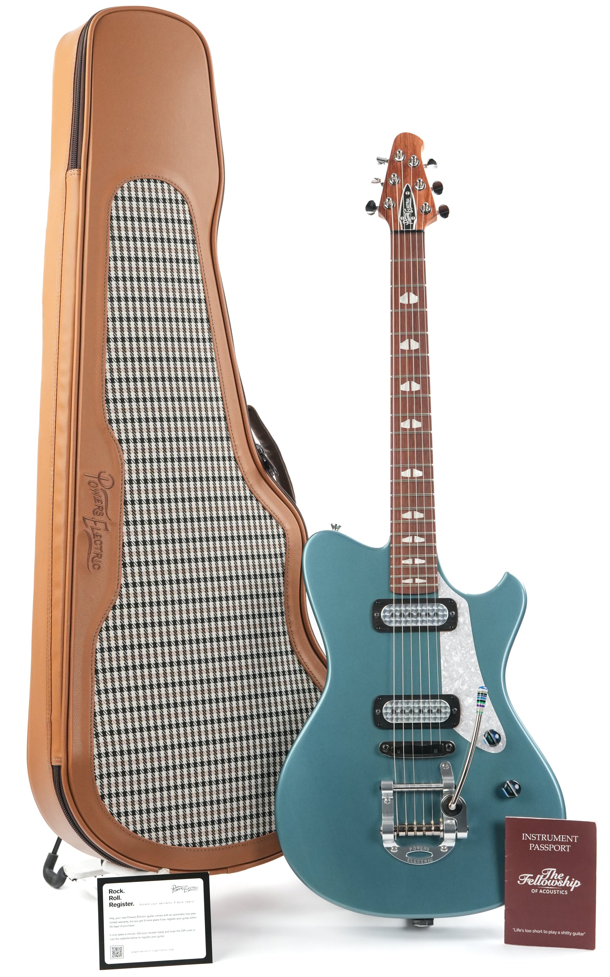 Powers Electric A Type Aged Pelham Blue