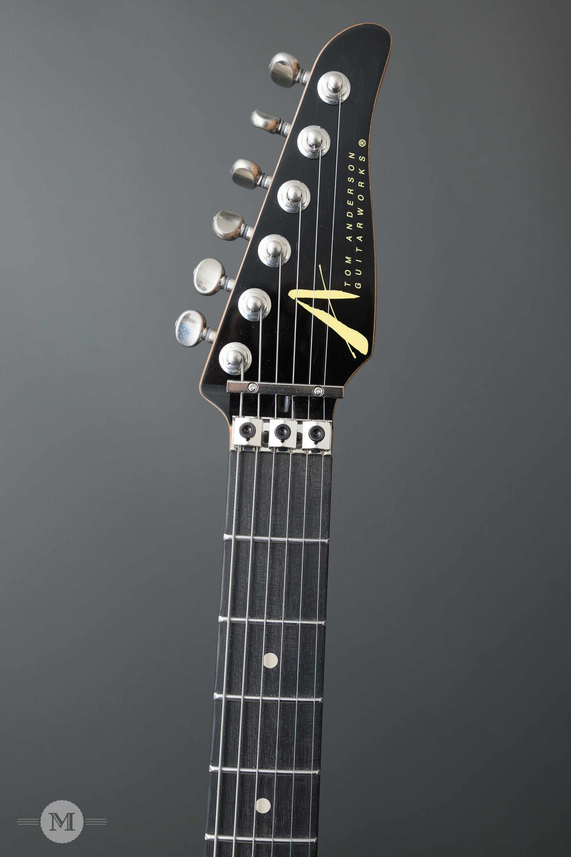 Tom Anderson Guitars - Pro Am - Black over Corvette Yellow - In Distress Lv3