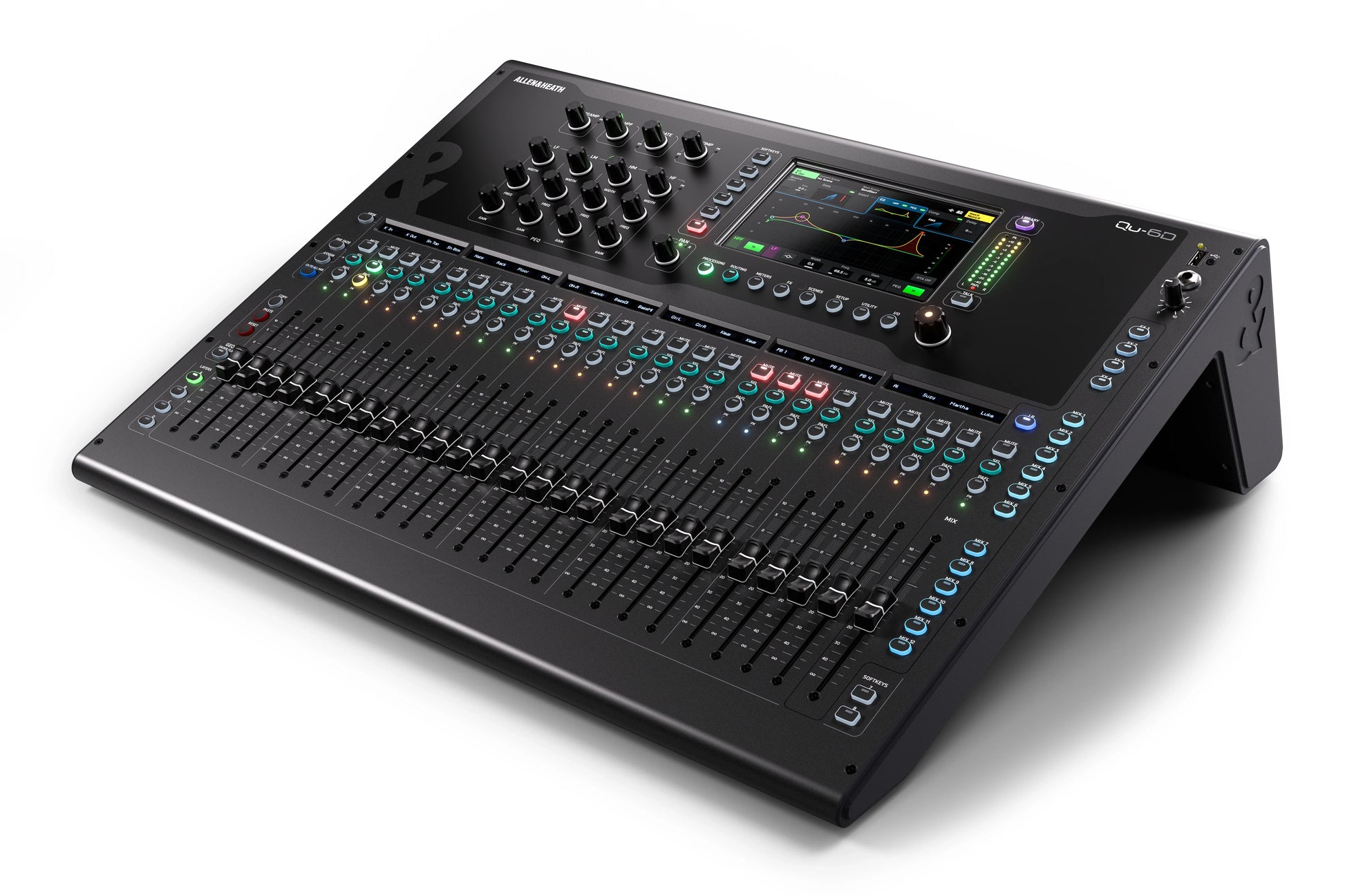 Allen & Heath Qu-6D - 24 Channel 96kHz Digital Mixing Console w/ Dante Interface