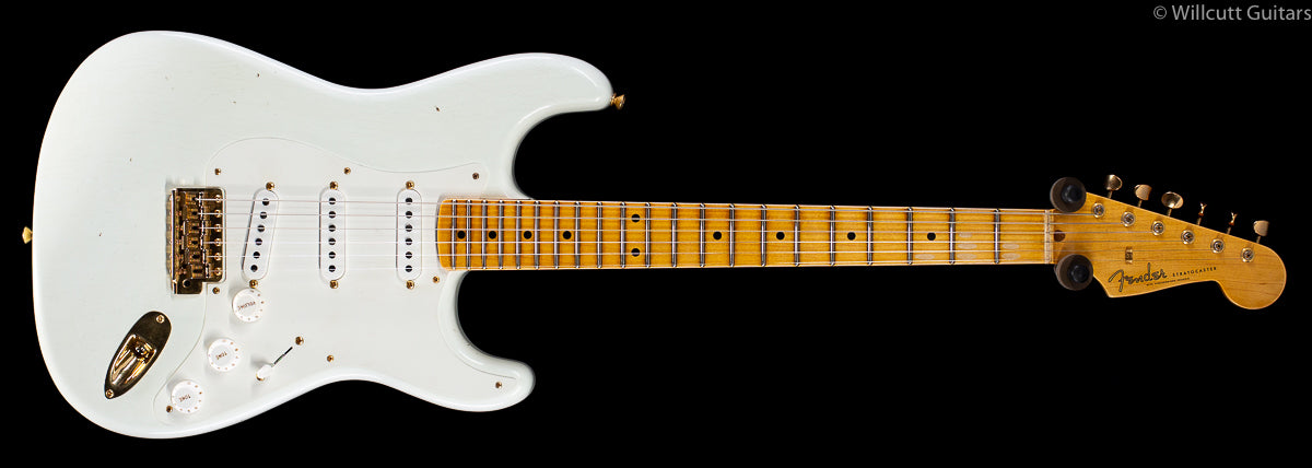 Fender Custom Shop '57 "Refin" Strat Olympic White Willcutt Limited
