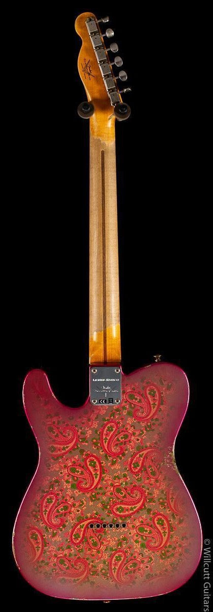 Fender Custom Shop LTD Roasted Pine Double Bound Esquire Relic NAMM Faded Aged Pink Paisley