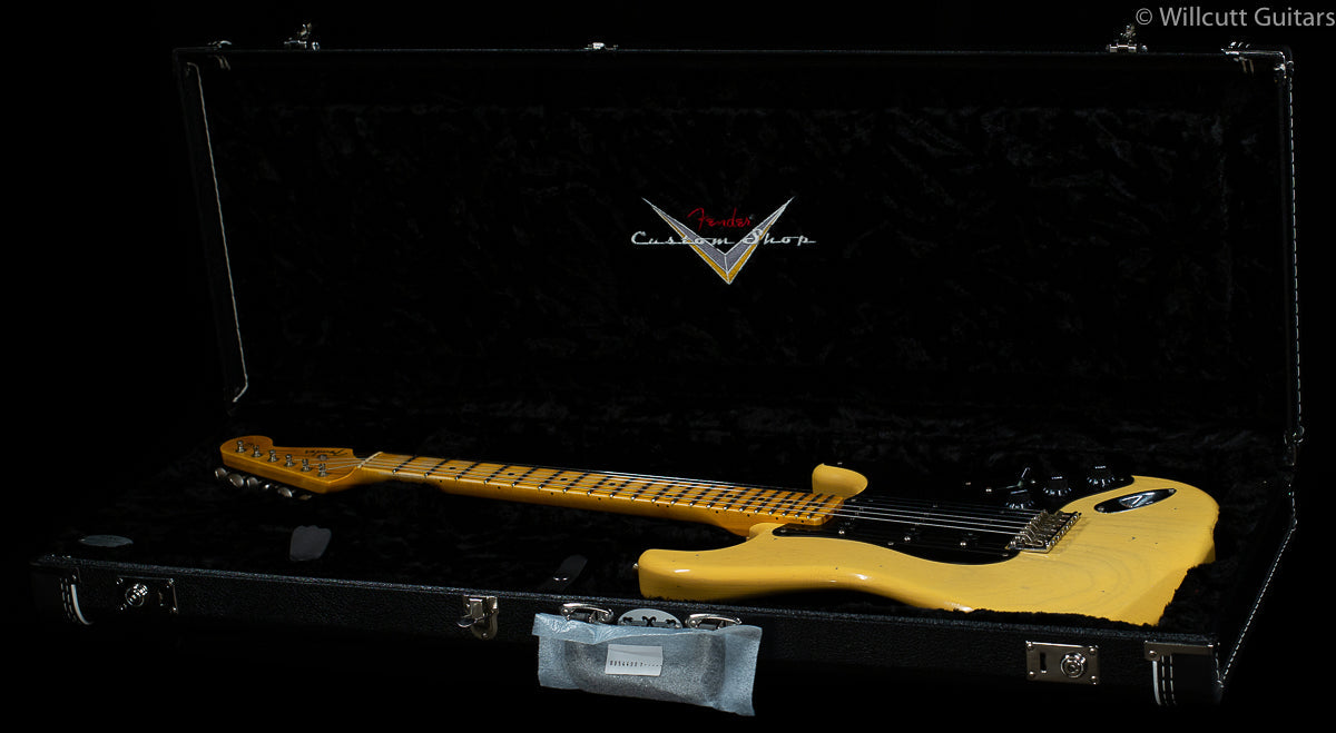Fender Custom Shop Willcutt Big Neck Stratocaster Journeyman Relic Nocaster Blonde