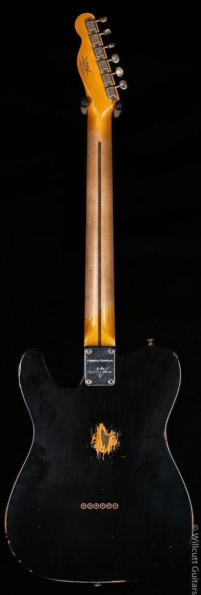 Fender Custom Shop LTD Double Esquire Thinline Custom Relic Aged Black Paisley (591)