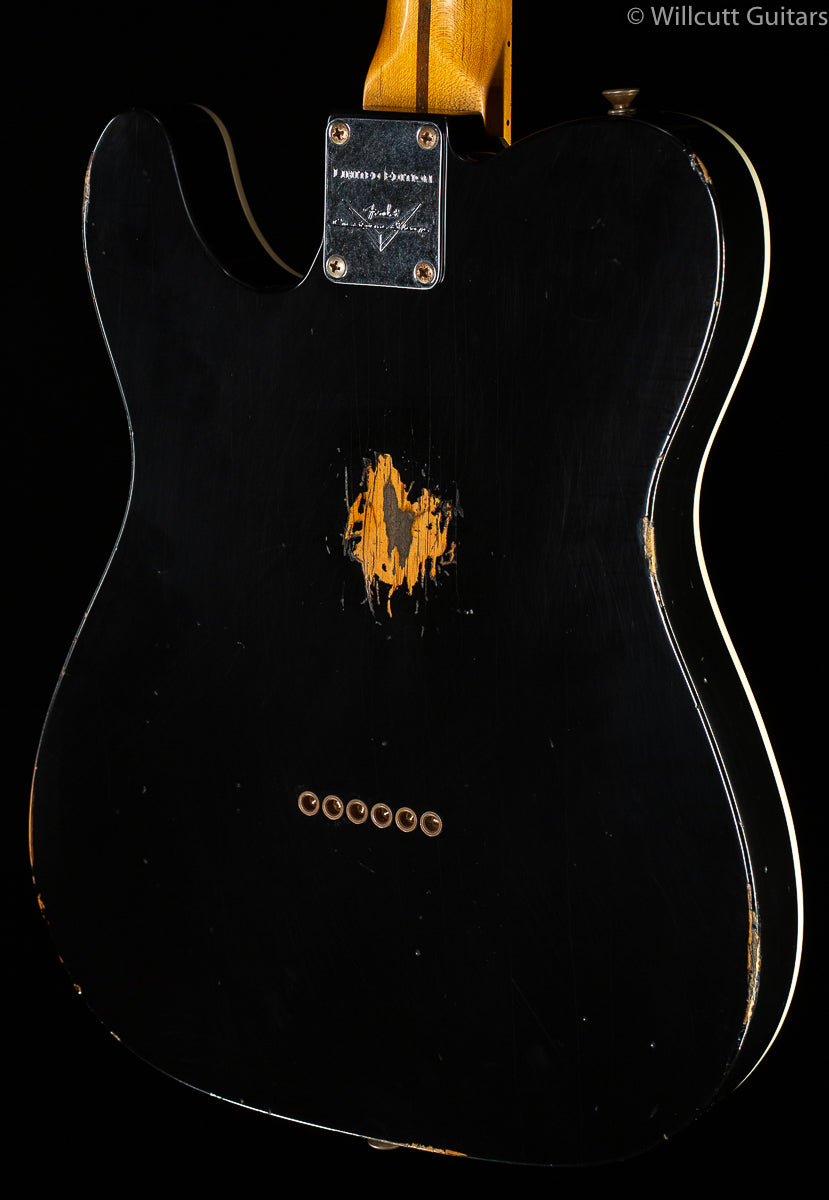 Fender Custom Shop LTD Double Esquire Thinline Custom Relic Aged Black Paisley (591)