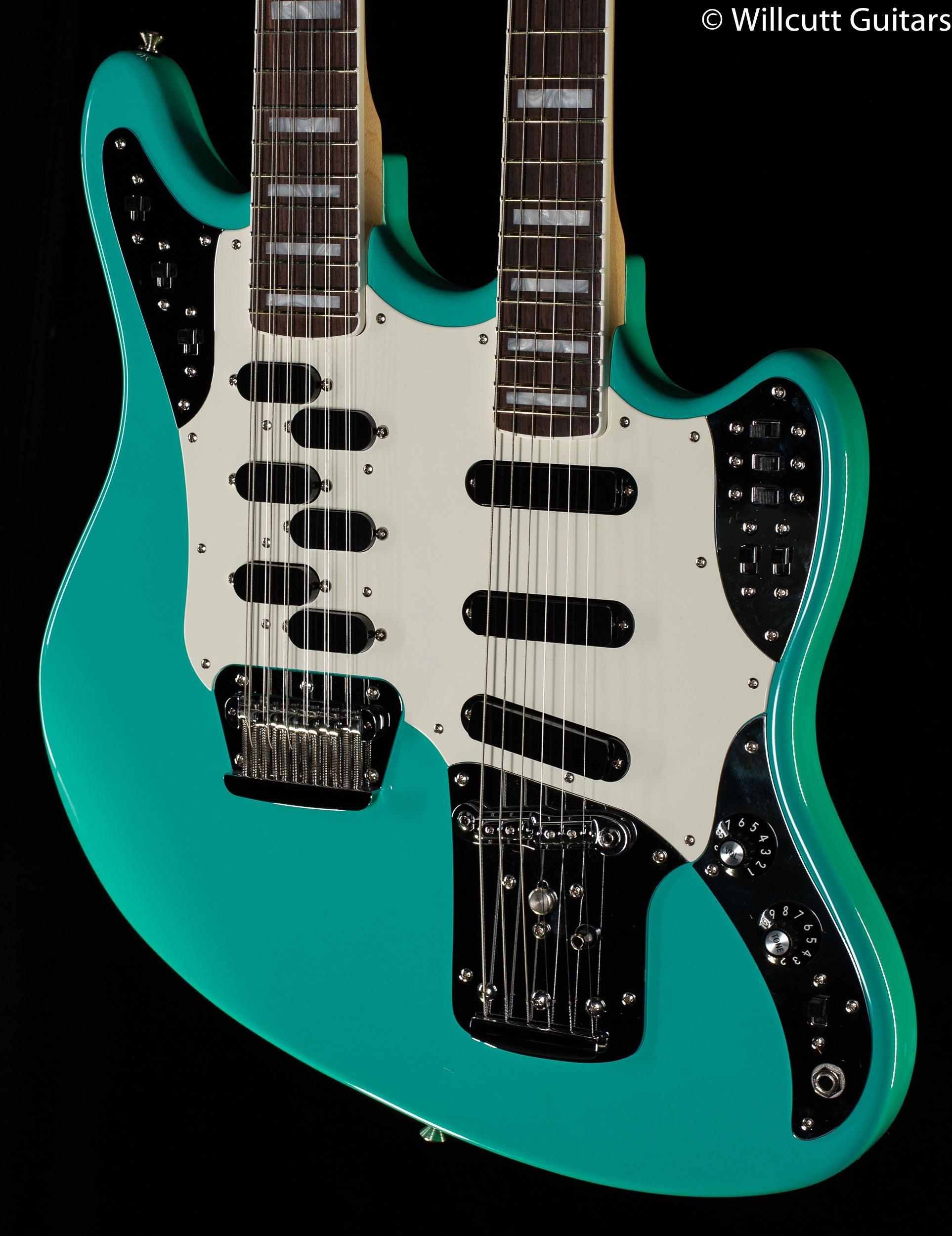 Fender Custom Shop Masterbuilt PRESTIGE MARAUDER/Electric XII Double Neck Carlos Lopez Seafoam Green