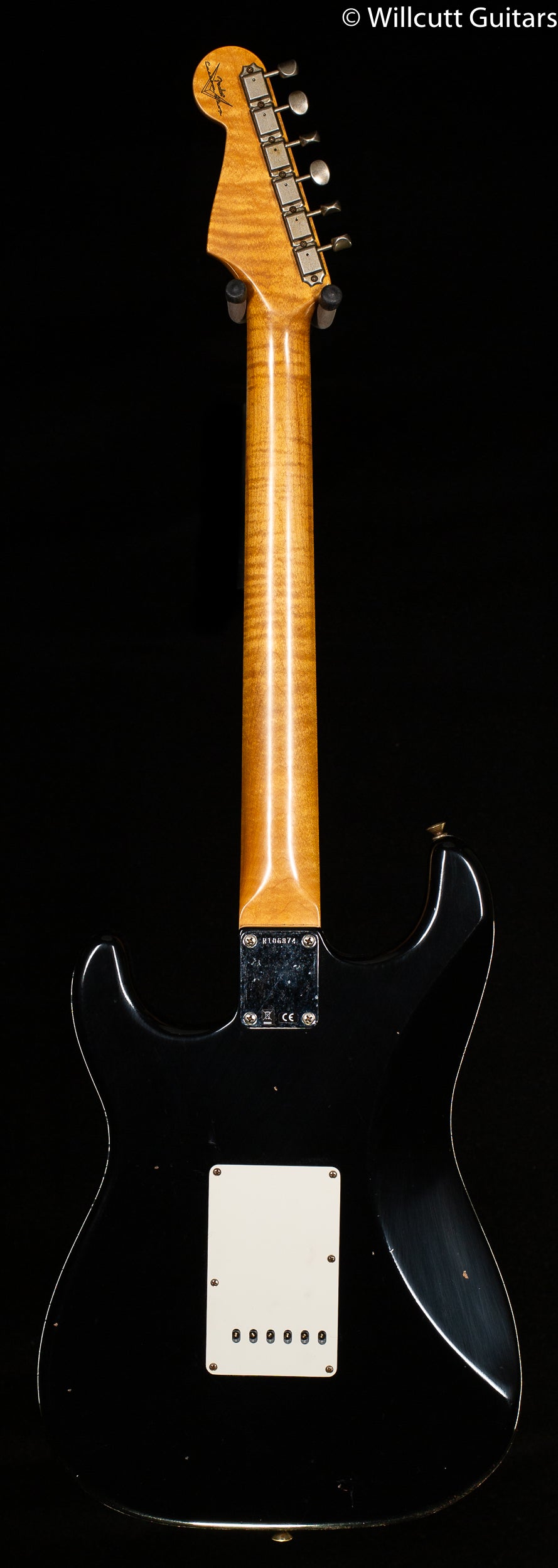 Fender Custom Shop Willcutt True '62 Stratocaster Journeyman Relic Black 60s C (874)