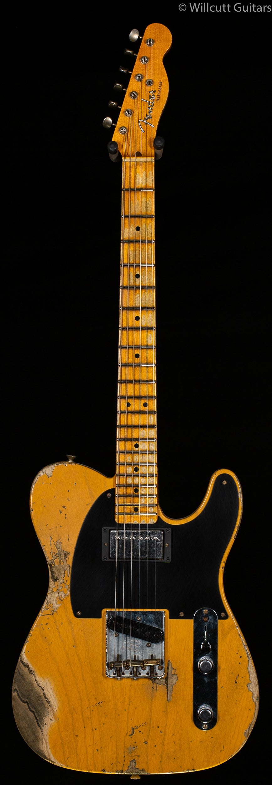 Fender Custom Shop Limited Edition '51 HS Telecaster Heavy Relic Maple Fingerboard Aged Butterscotch Blonde
