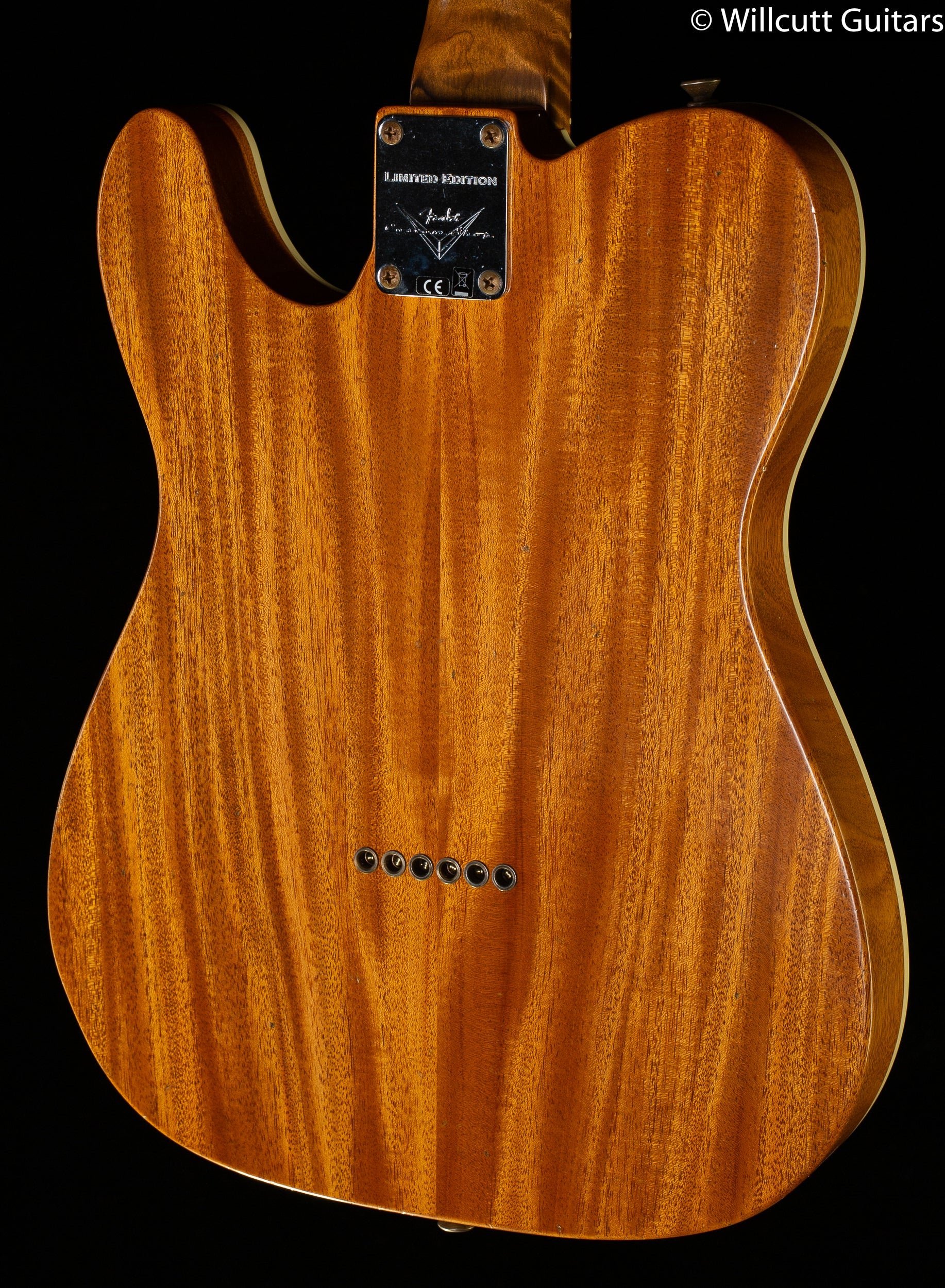 Fender Custom Shop LTD P90 Mahogany Telecaster Journeyman Relic Aged Firemist Red