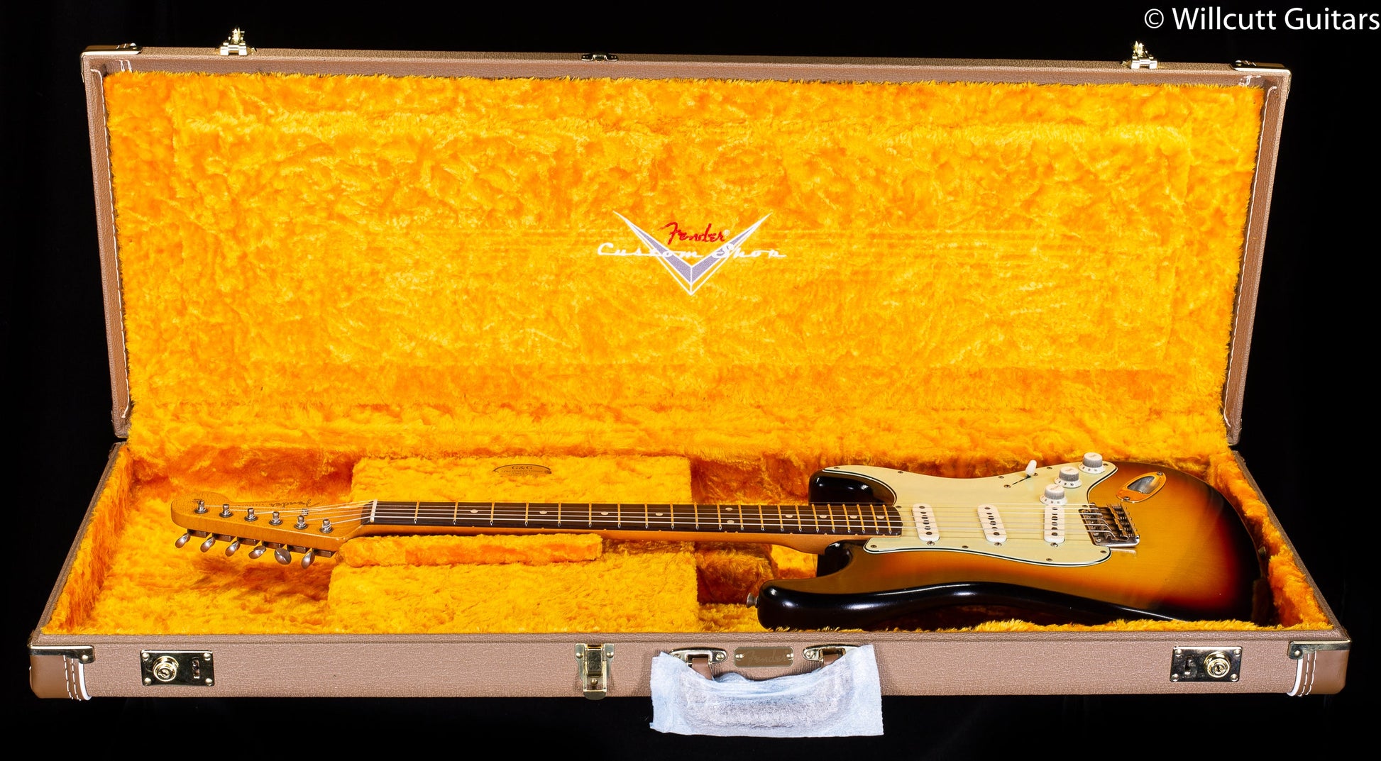 Fender Custom Shop 1960 Stratocaster Journeyman Brazilian Handwound 3-Tone Sunburst Masterbuilt
