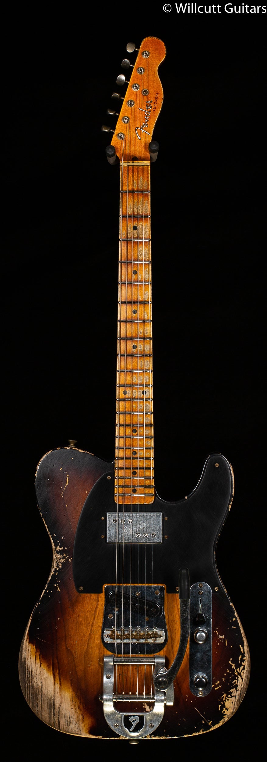 Fender Custom Shop CuNiFe Blackguard Telecaster Bigsby Heavy Relic Faded Wide 2-Tone Sunburst