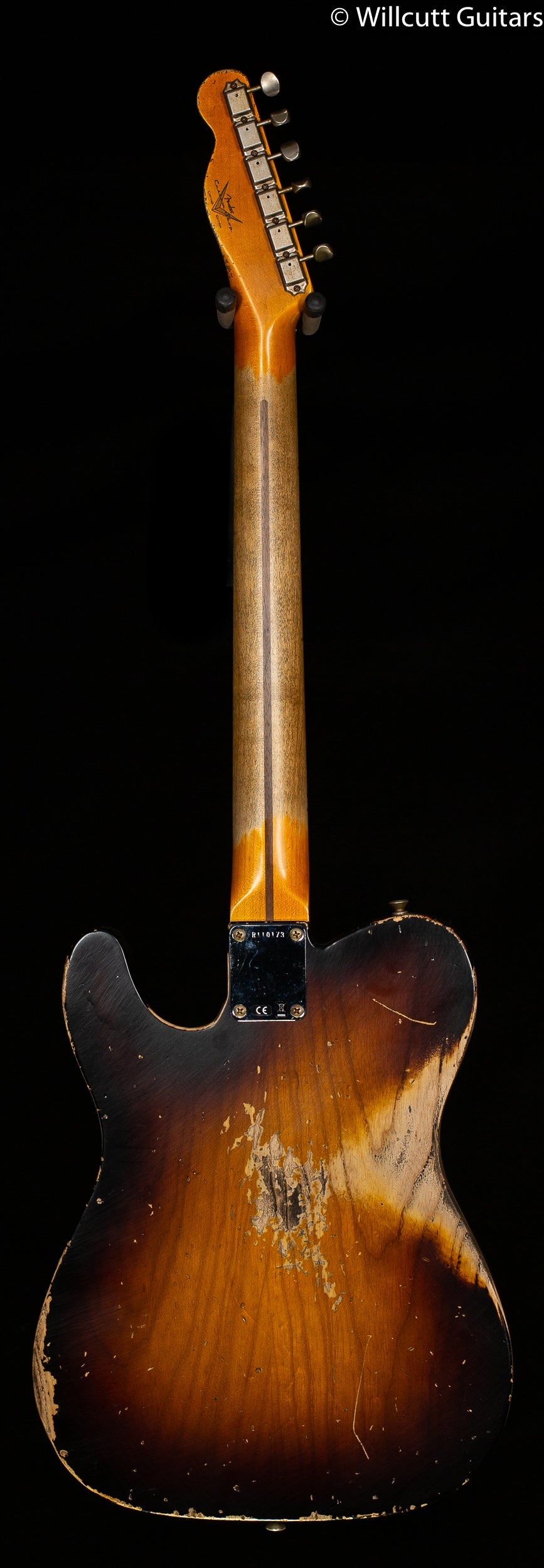 Fender Custom Shop CuNiFe Blackguard Telecaster Bigsby Heavy Relic Faded Wide 2-Tone Sunburst