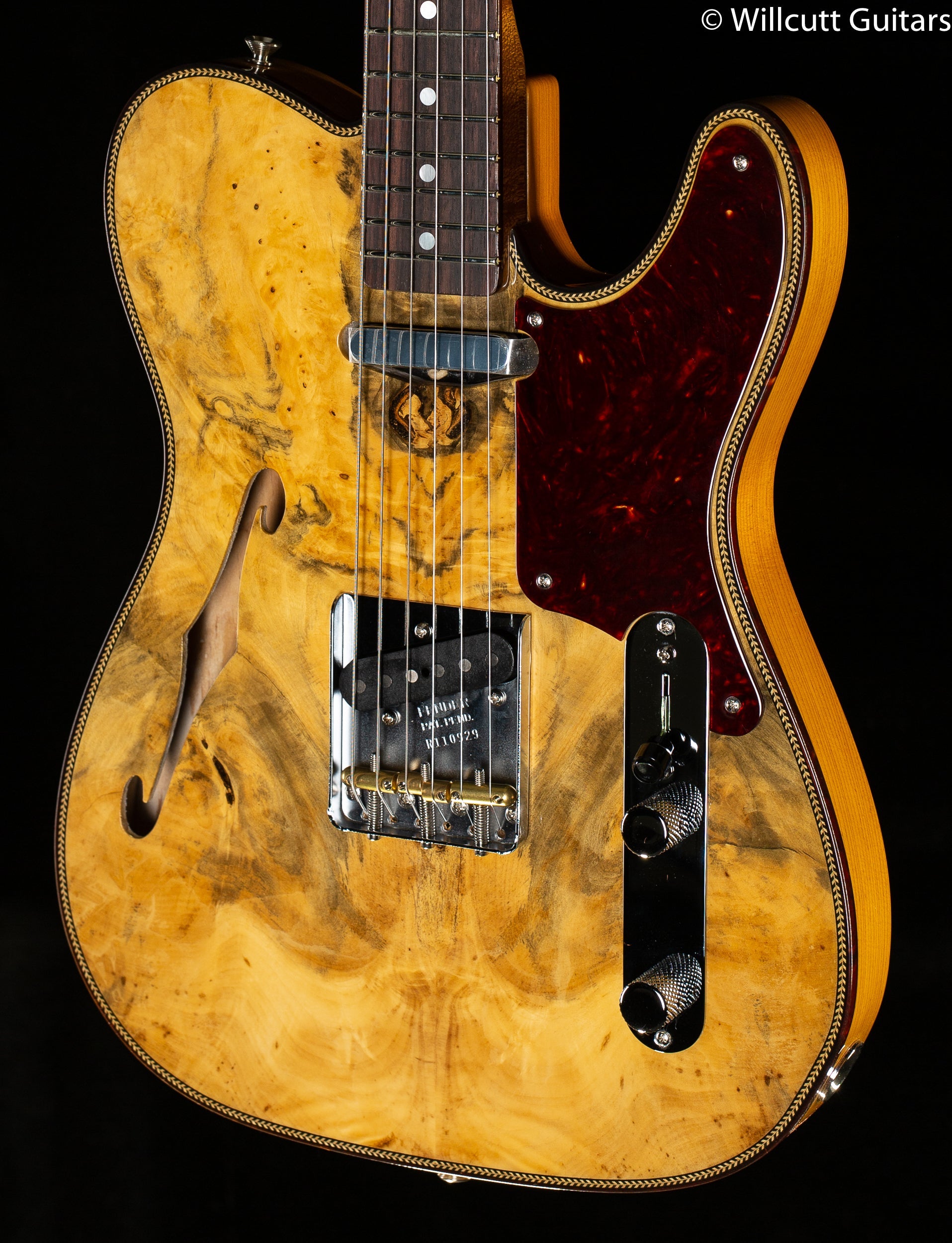 Fender Custom Shop Limited Edition Artisan Buckeye Double Esquire Aged Natural
