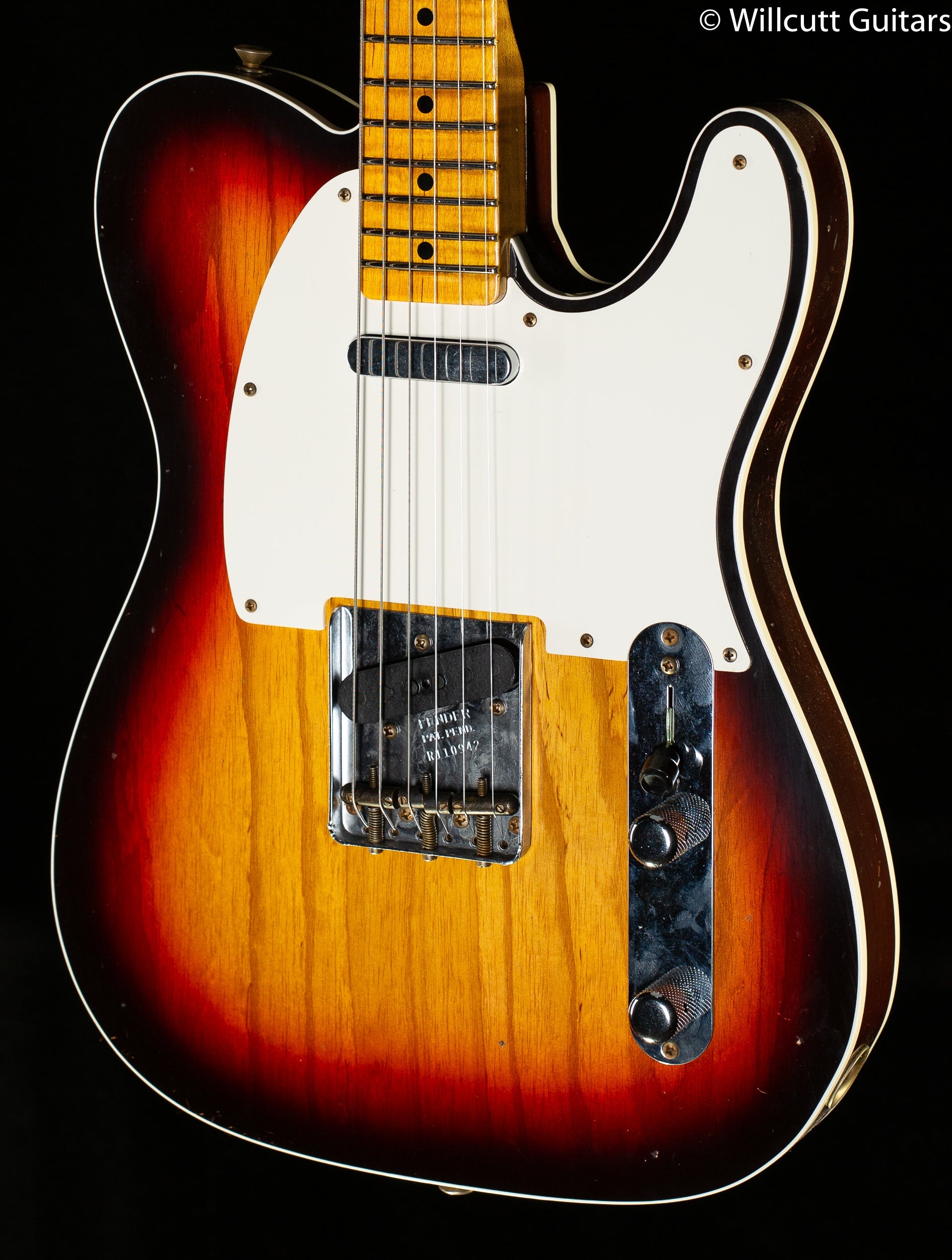 Fender Custom Shop LTD 50s Twisted Telecaster Custom Journeyman Relic Chocolate 3-Tone Sunburst
