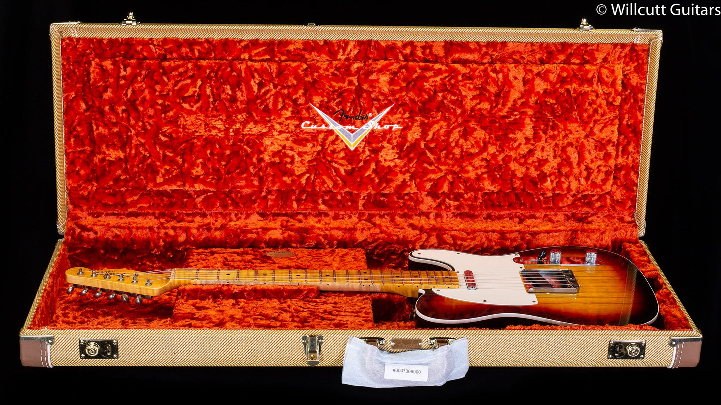 Fender Custom Shop LTD 50s Twisted Telecaster Custom Journeyman Relic Chocolate 3-Tone Sunburst