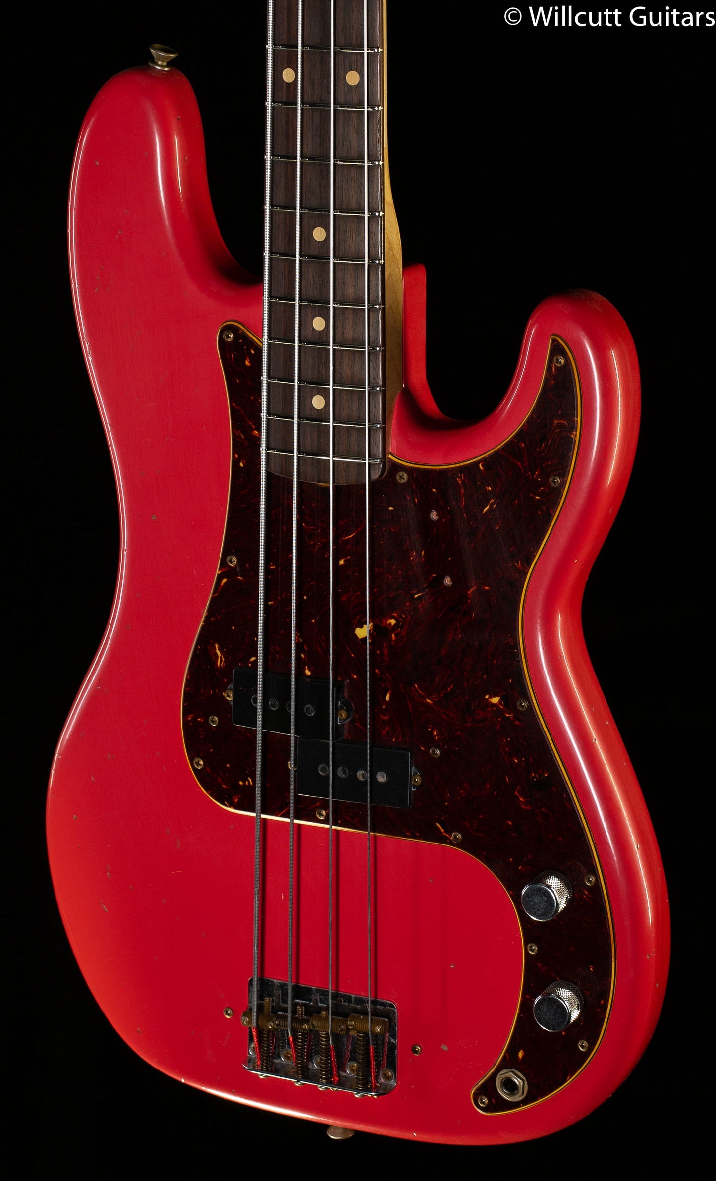 Fender Custom Shop Pino Palladino Signature Precision Bass Rosewood Fingerboard Fiesta Red over Desert Sand