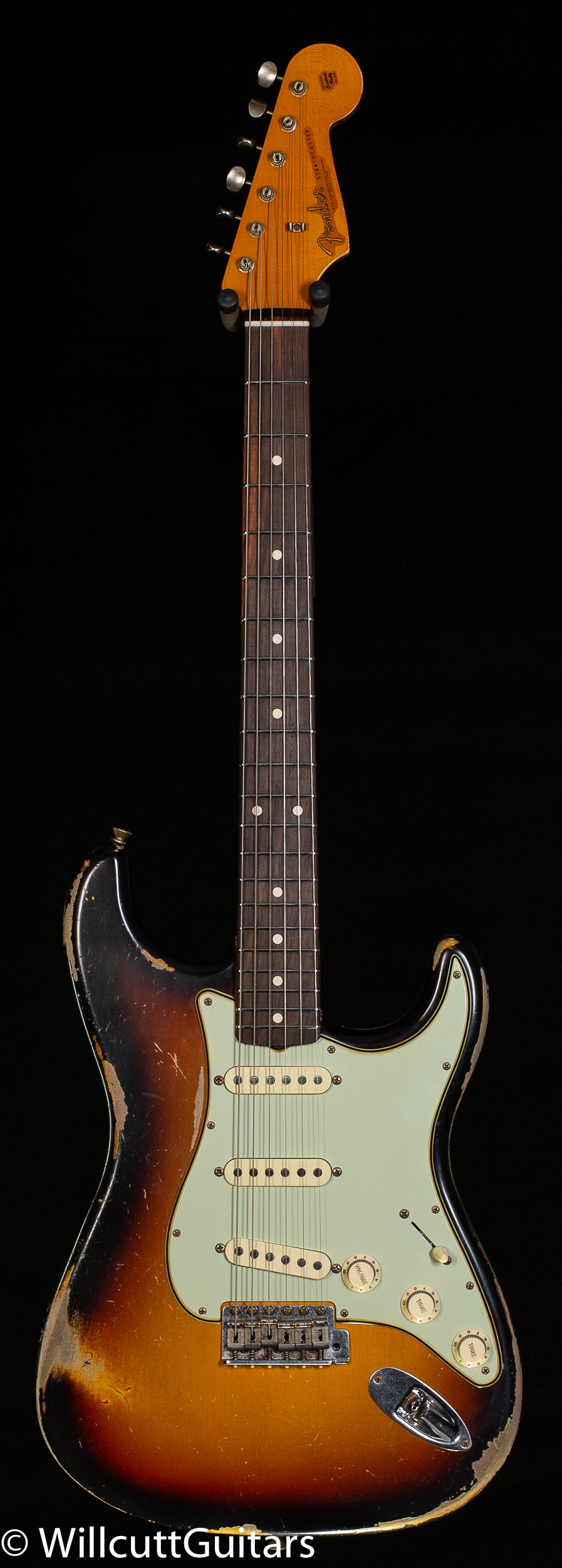 Fender Custom Shop Masterbuilt Todd Krause 1961 Strat Heavy Relic 3-Tone Sunburst Brazilian