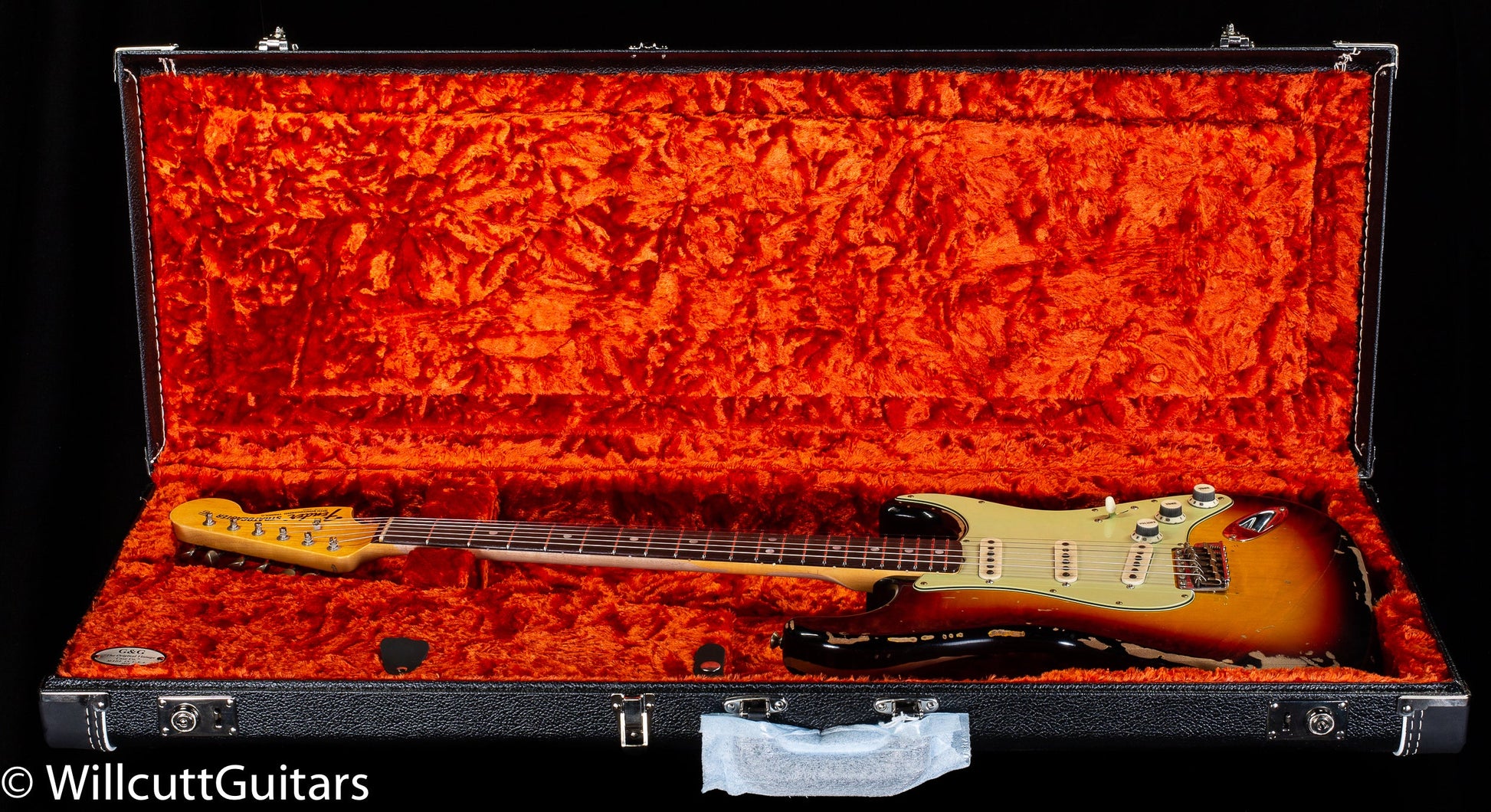 Fender Custom Shop Michael Landau Signature 1968 Stratocaster, Round-Laminated Rosewood, Bleached 3-Color Sunburst (628)