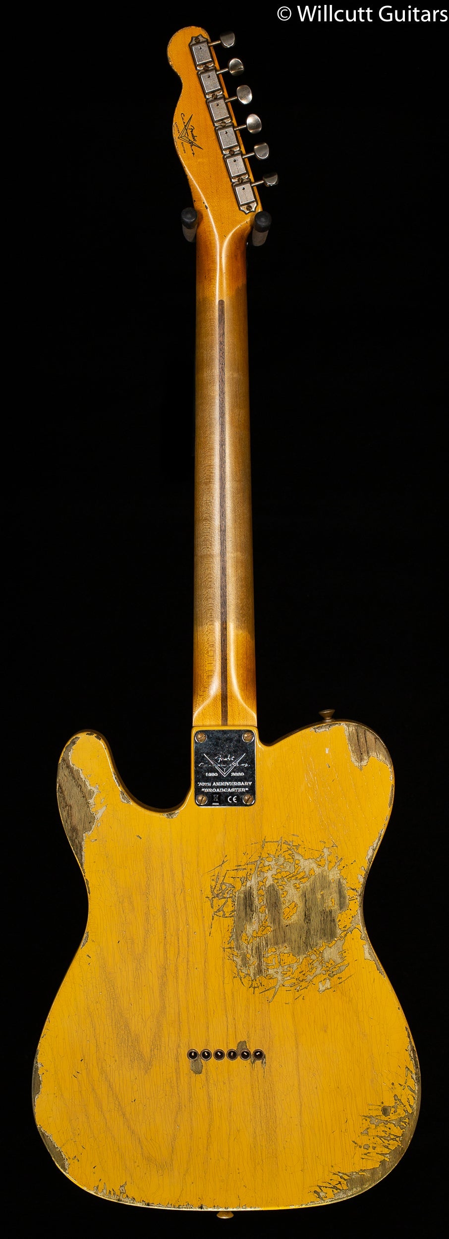 Fender Custom Shop LTD 70th Anniversary Broadcaster Heavy Relic Aged Nocaster Blonde