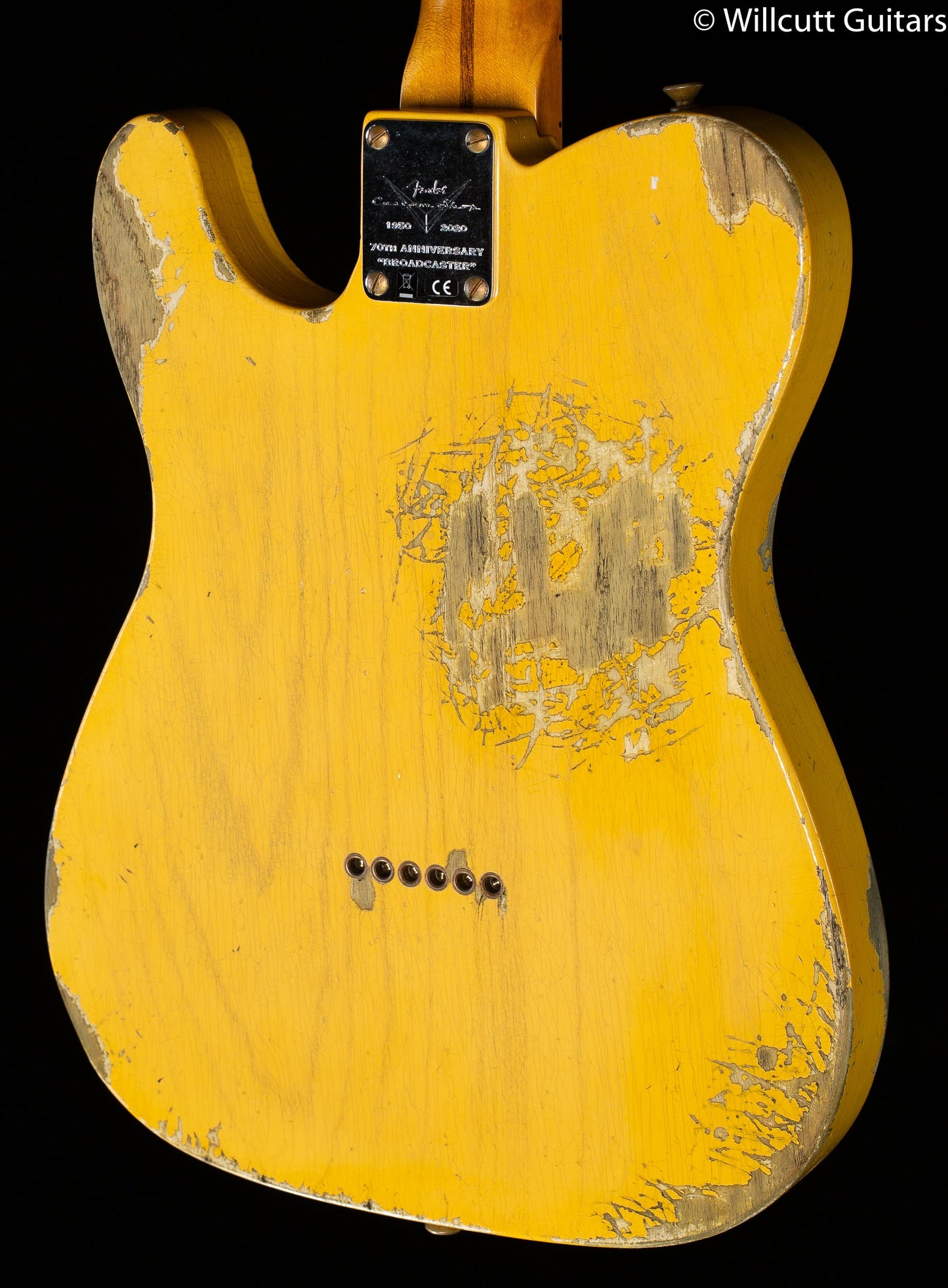 Fender Custom Shop LTD 70th Anniversary Broadcaster Heavy Relic Aged Nocaster Blonde