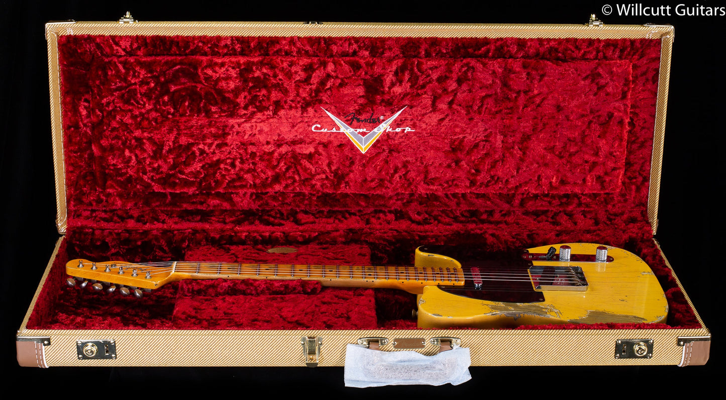 Fender Custom Shop LTD 70th Anniversary Broadcaster Heavy Relic Aged Nocaster Blonde