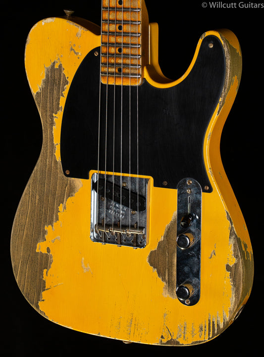 Fender Custom Shop LTD 50'S Pine Esquire Super Heavy Relic Aged Nocaster Blonde