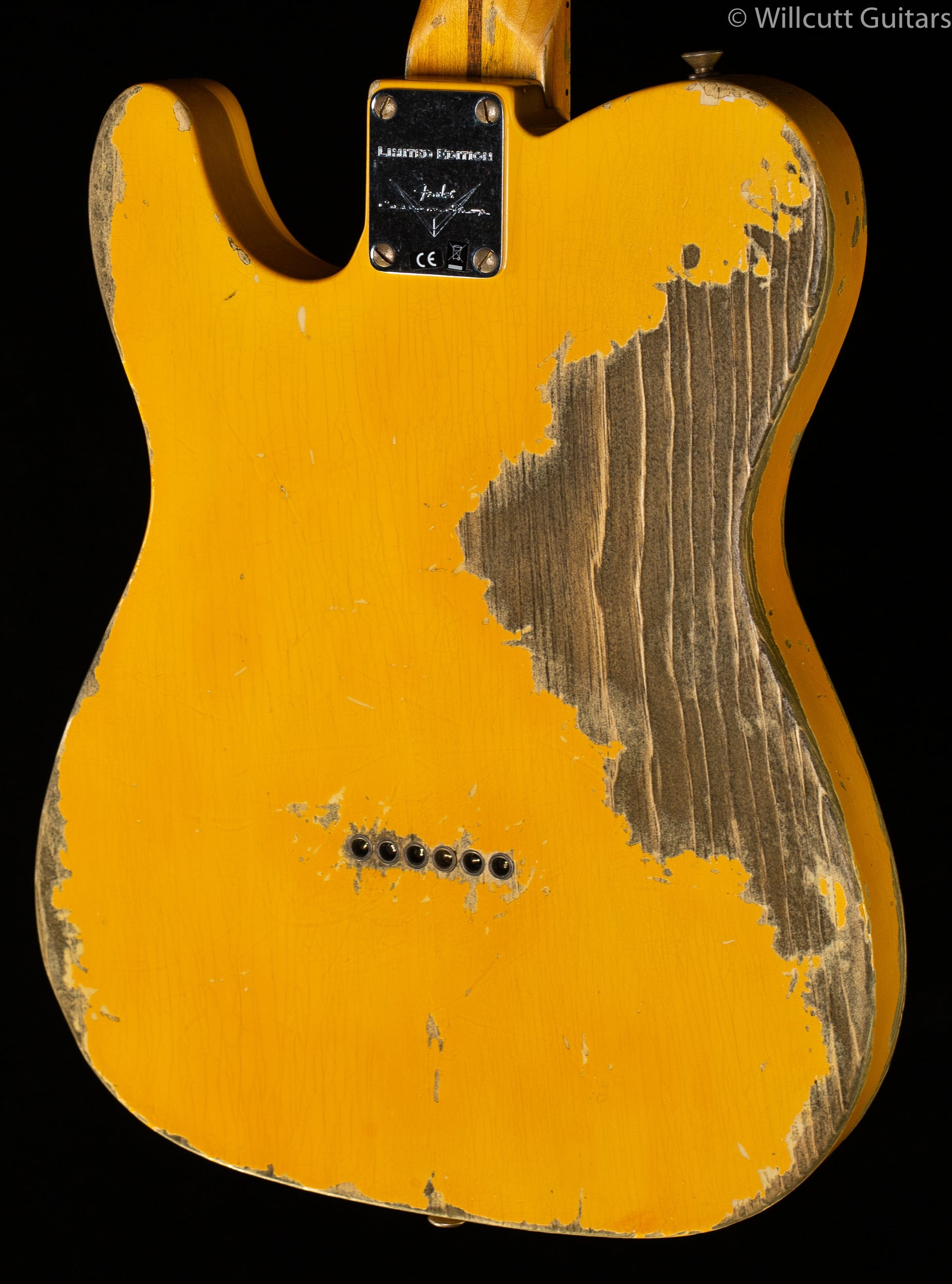 Fender Custom Shop LTD 50'S Pine Esquire Super Heavy Relic Aged Nocaster Blonde