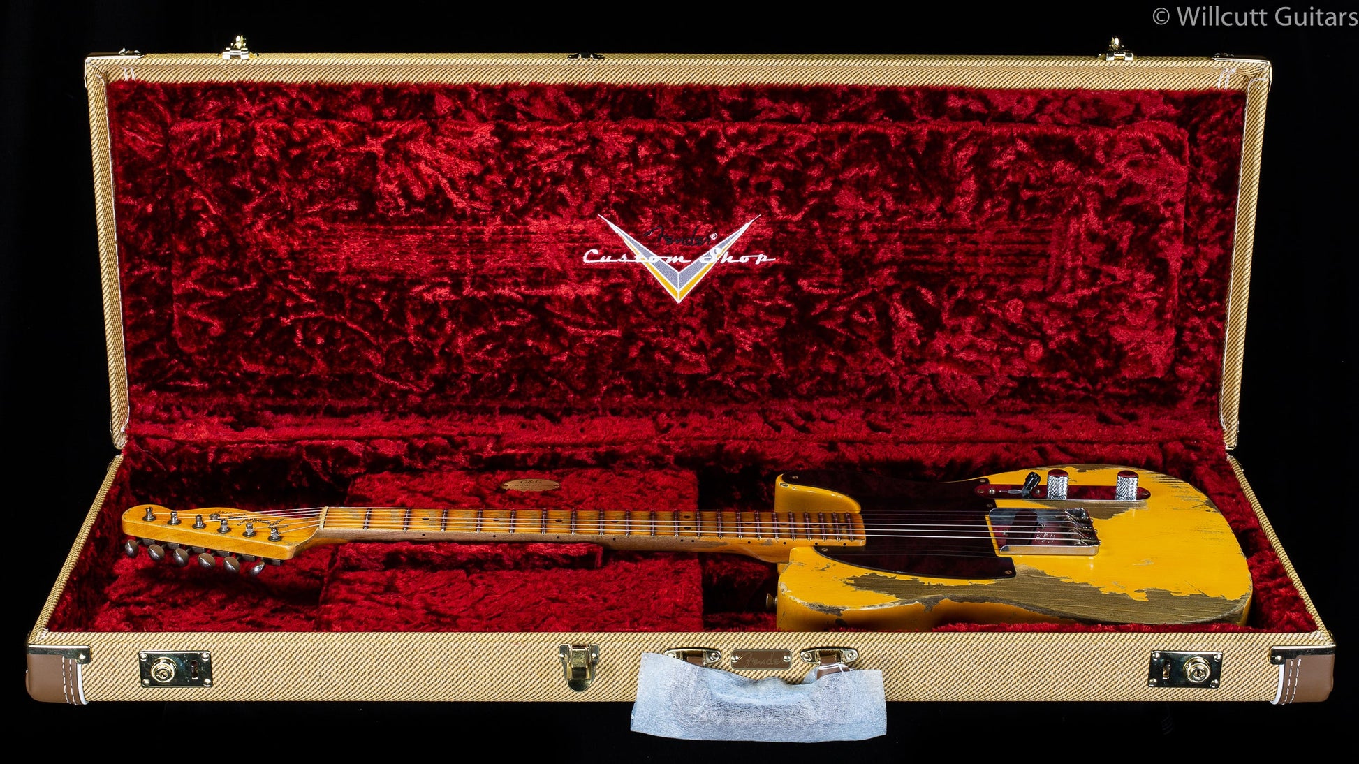 Fender Custom Shop LTD 50'S Pine Esquire Super Heavy Relic Aged Nocaster Blonde