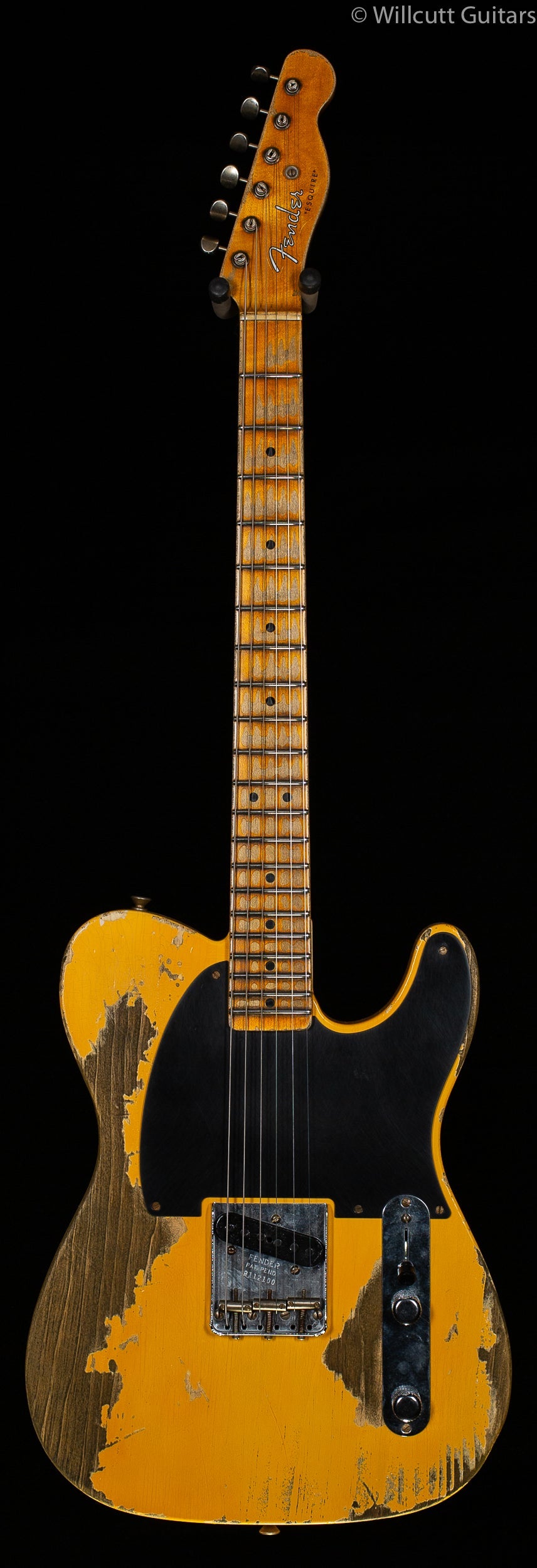 Fender Custom Shop LTD 50'S Pine Esquire Super Heavy Relic Aged Nocaster Blonde