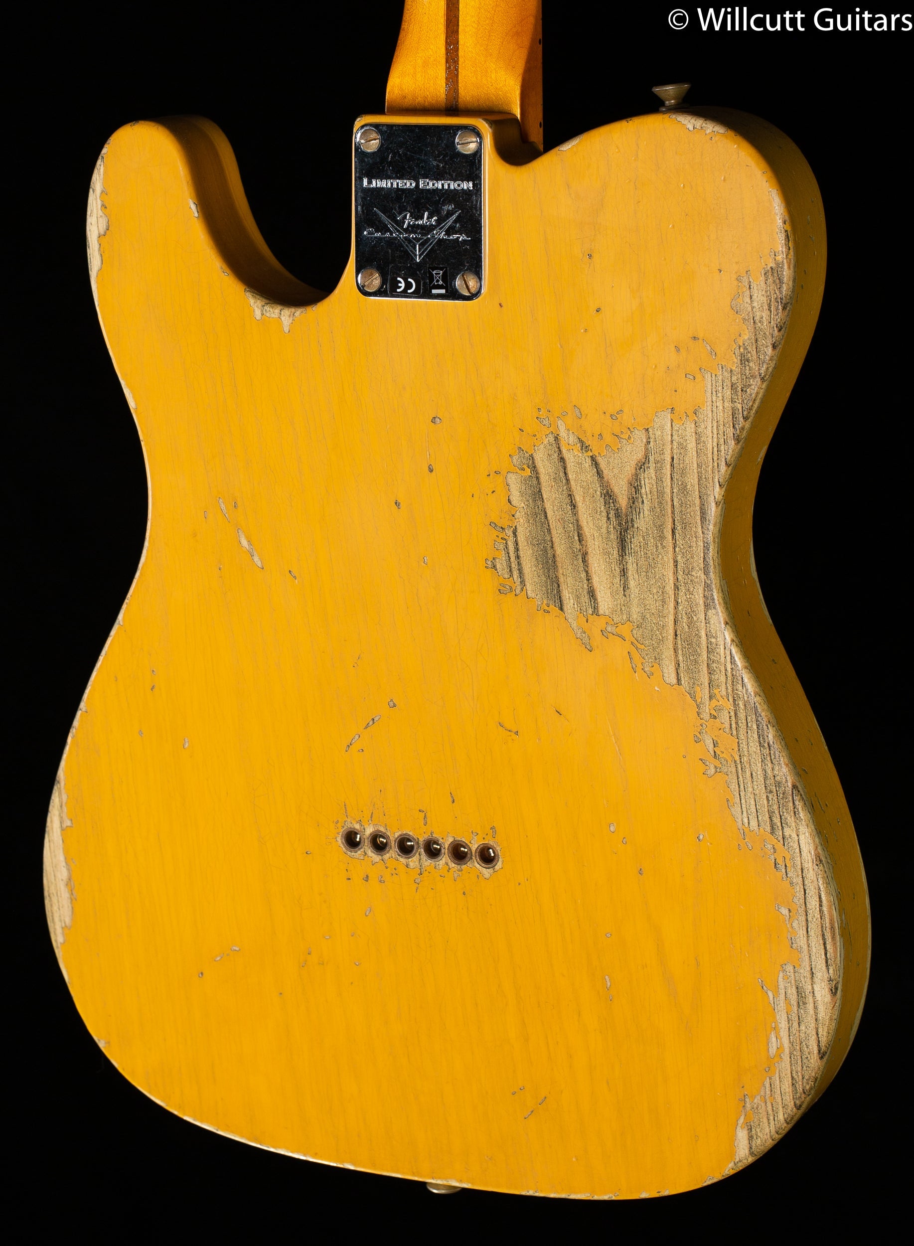 Fender Custom Shop Limited Edition '51 HS Telecaster Heavy Relic Maple Fingerboard Aged Butterscotch Blonde