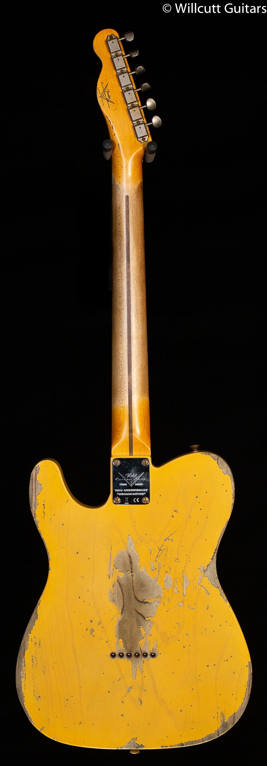 Fender Custom Shop LTD 70th Anniversary Broadcaster Heavy Relic Aged Nocaster Blonde