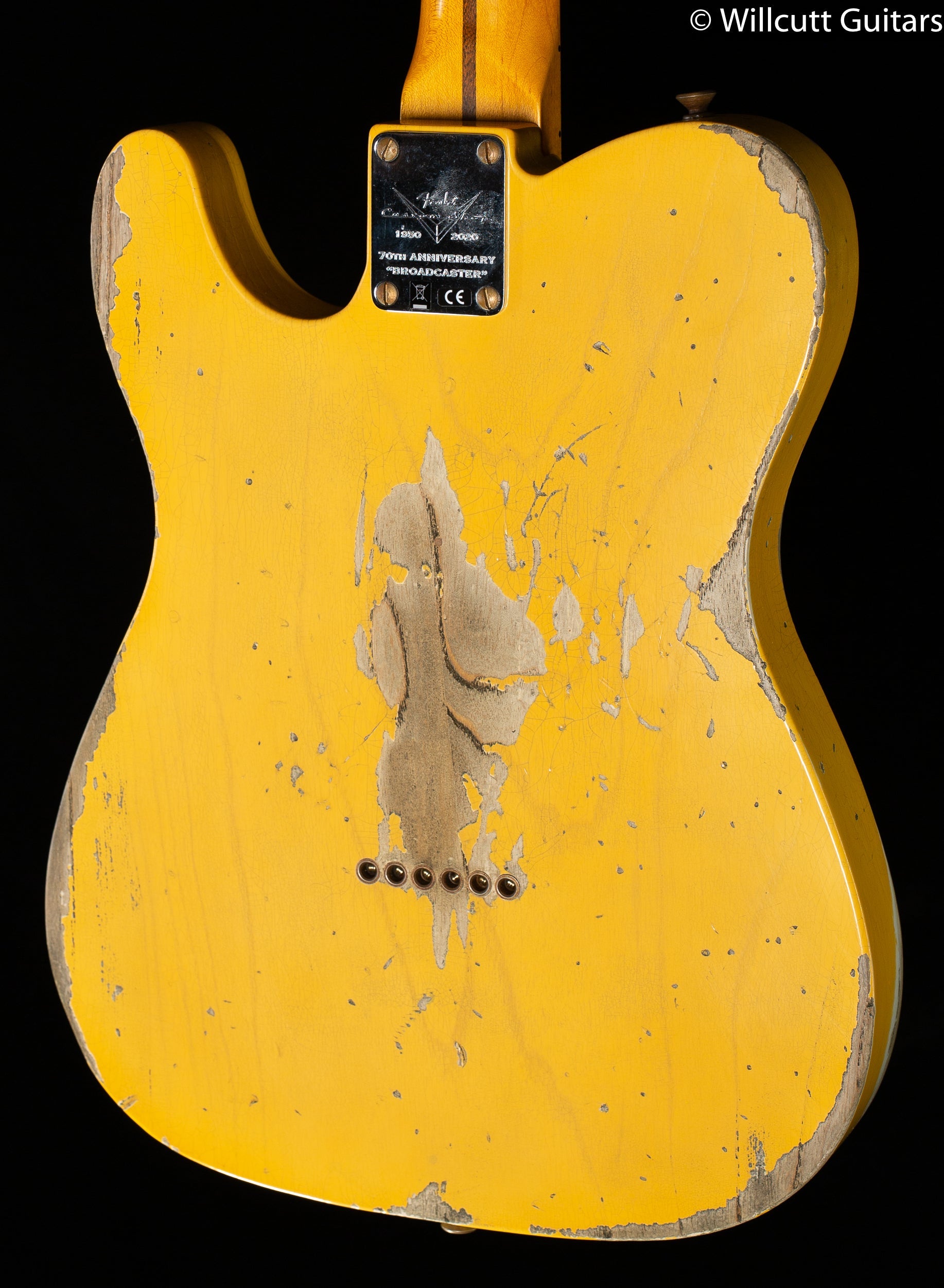Fender Custom Shop LTD 70th Anniversary Broadcaster Heavy Relic Aged Nocaster Blonde