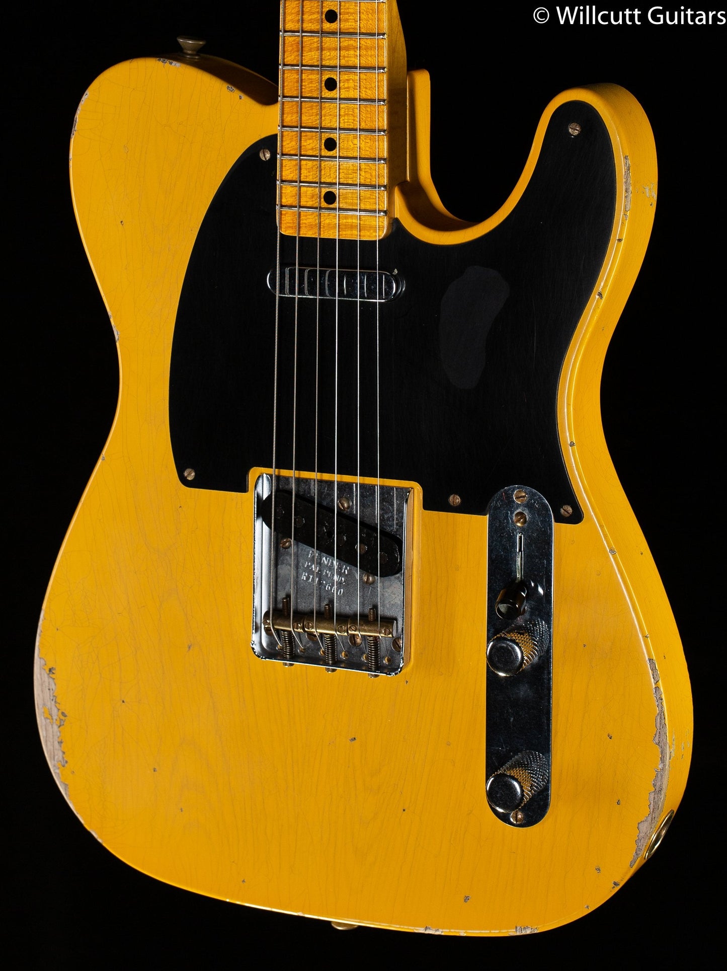Fender Custom Shop Limited Edition '51 Telecaster Relic Maple Fingerboard Aged Nocaster Blonde