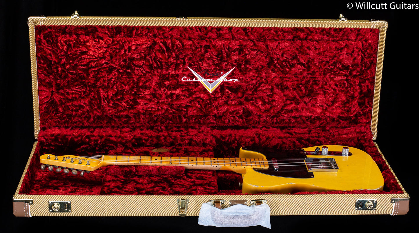 Fender Custom Shop Limited Edition '51 Telecaster Relic Maple Fingerboard Aged Nocaster Blonde