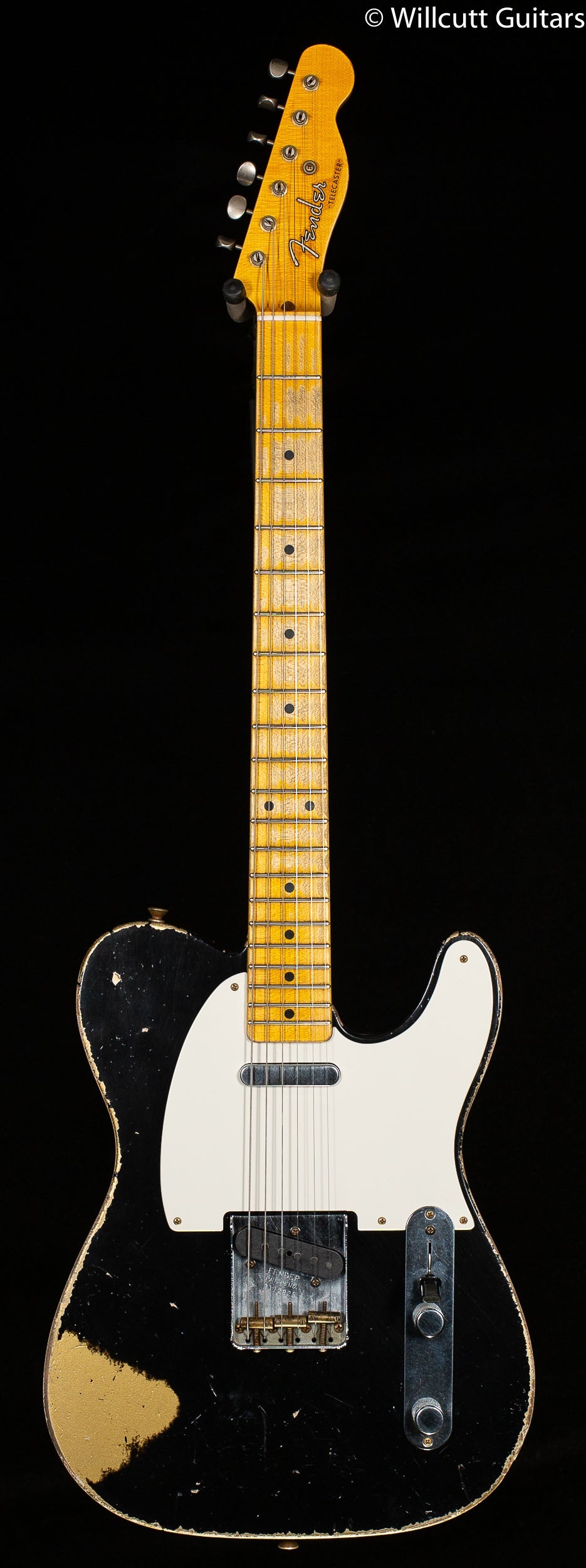 Fender Custom Shop Masterbuilt Todd Krause 56 TELE® Heavy RELIC Black over HLE Gold