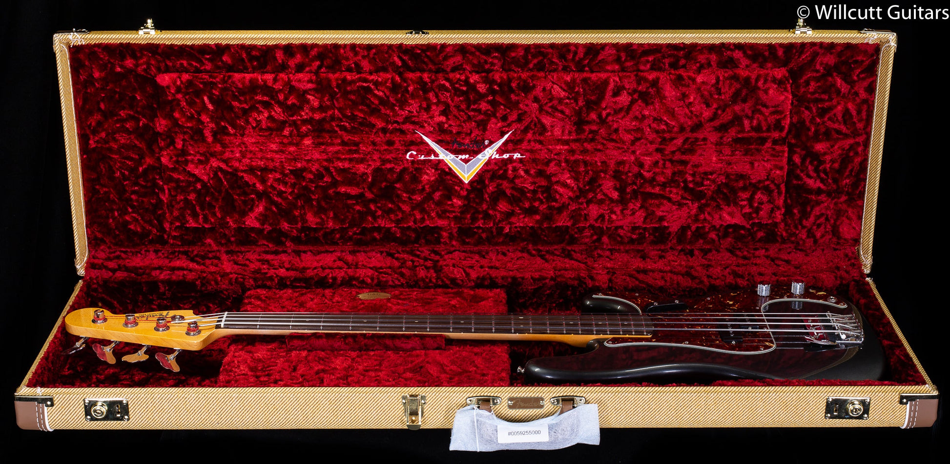 Fender Custom Shop Sean Hurley Signature 1961 Precision Bass Rosewood Fingerboard Aged Charcoal Frost