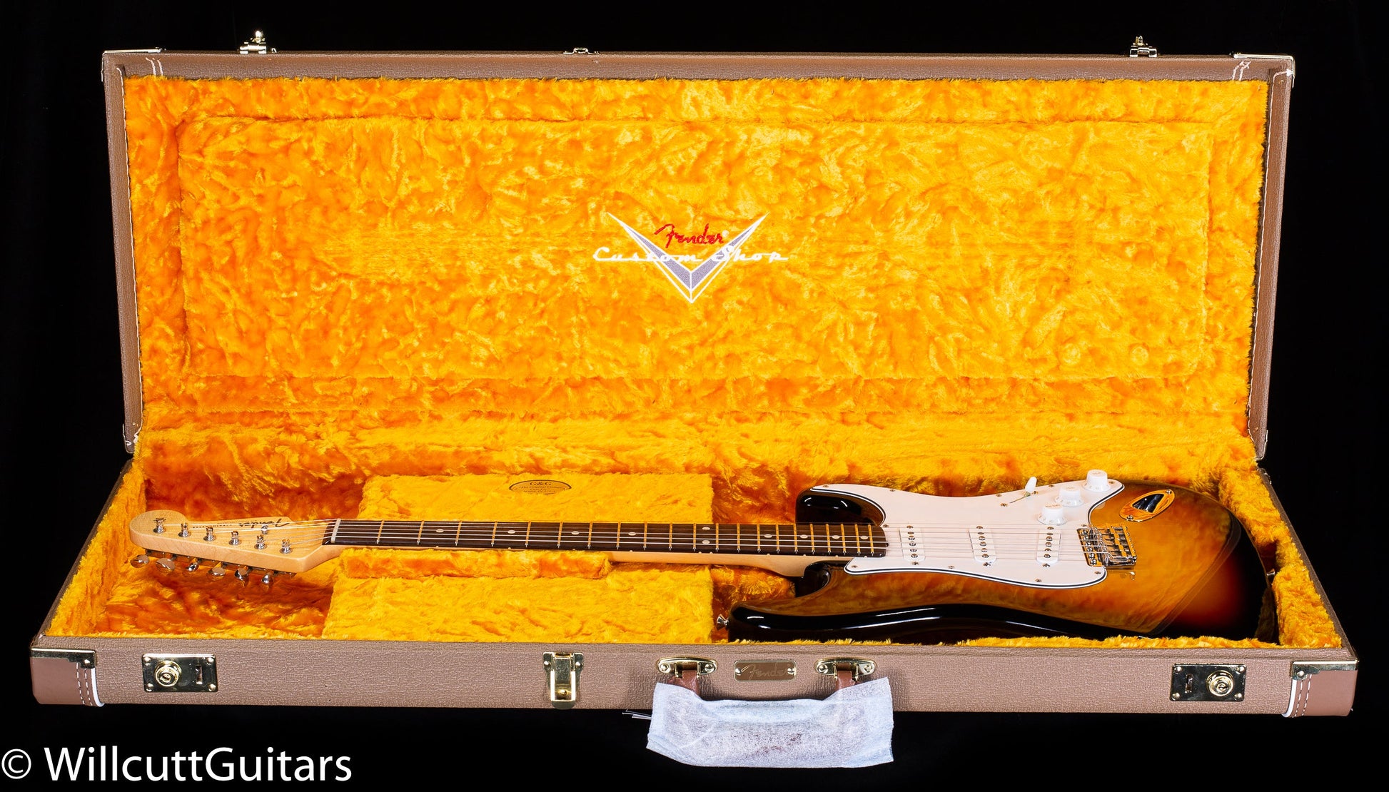 Fender Custom Shop 1960 Stratocaster Time Capsule 3-Tone Sunburst (590)