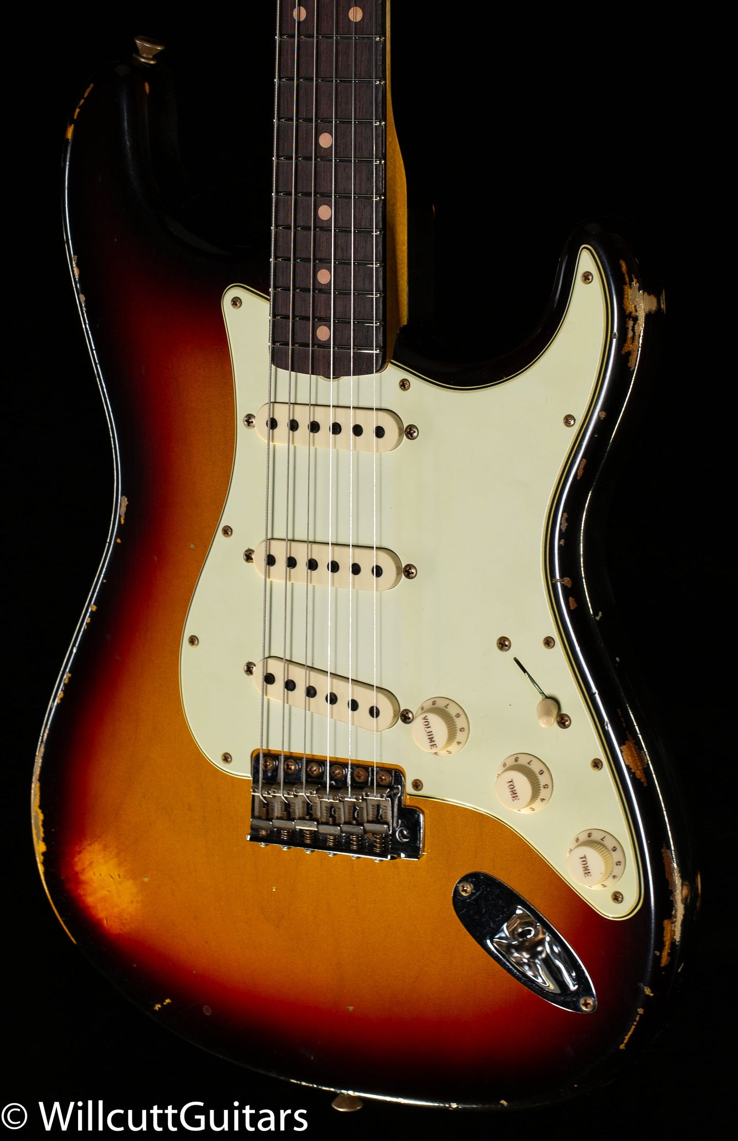 Fender Custom Shop "The 63" 1963 Stratocaster Relic 3-Color Sunburst LGC