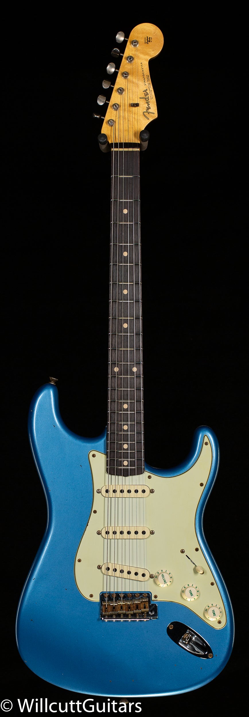 Fender Custom Shop Willcutt True '62 Stratocaster Journeyman Relic Lake Placid Blue '60 Oval C