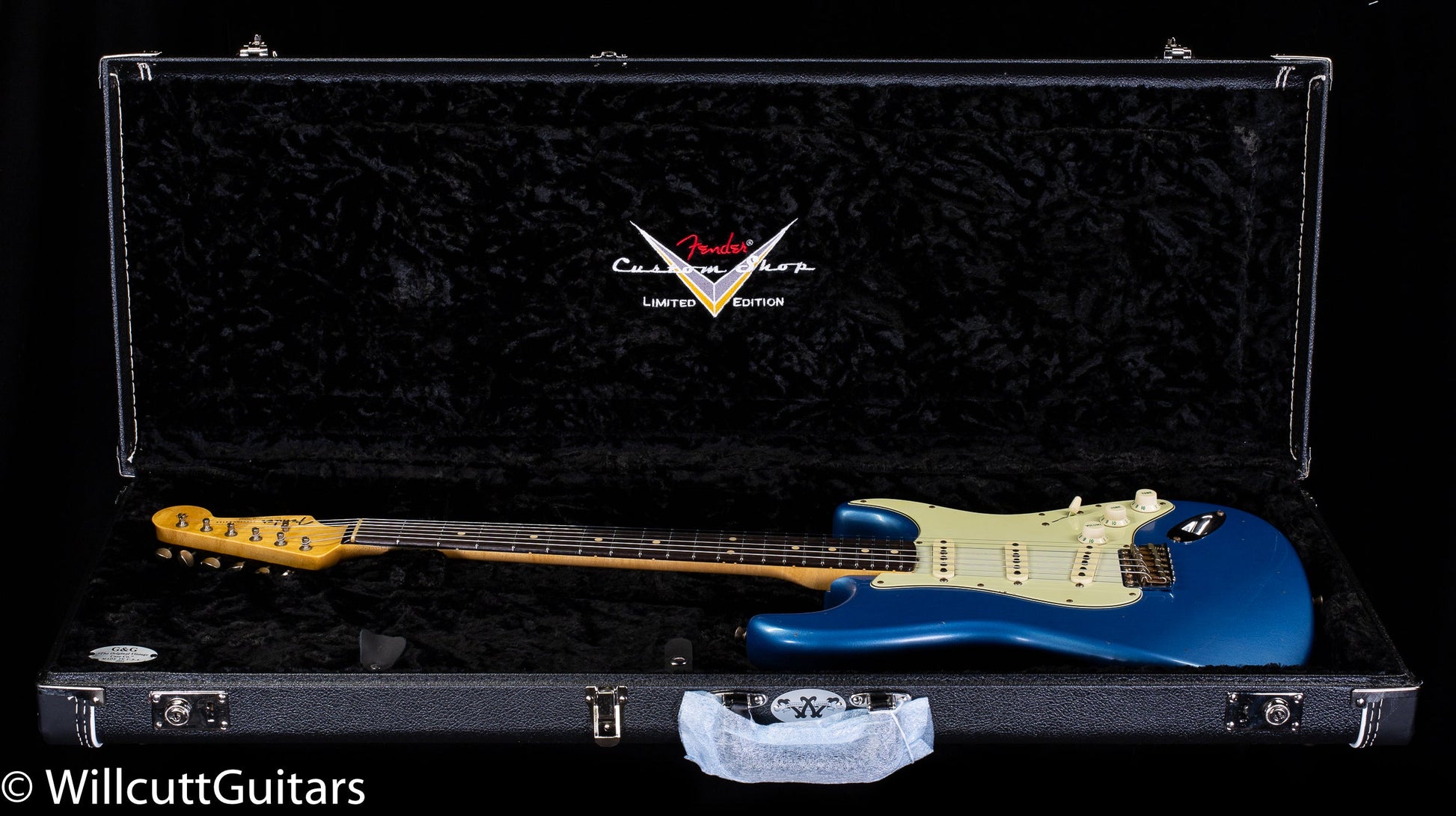 Fender Custom Shop Willcutt True '62 Stratocaster Journeyman Relic Lake Placid Blue '60 Oval C
