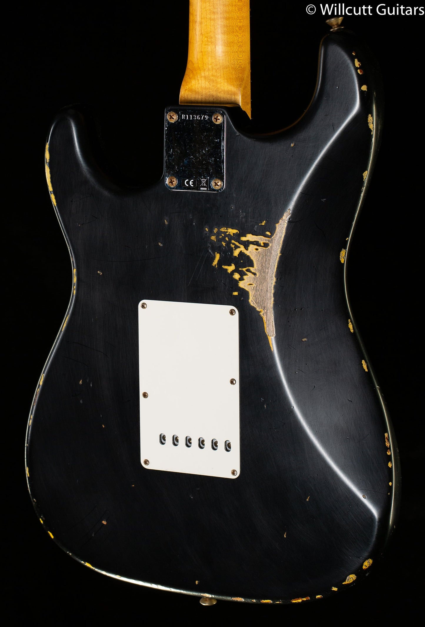 Fender Custom Shop Willcutt True '62 Stratocaster Journeyman Relic Black over 3TS '59 C