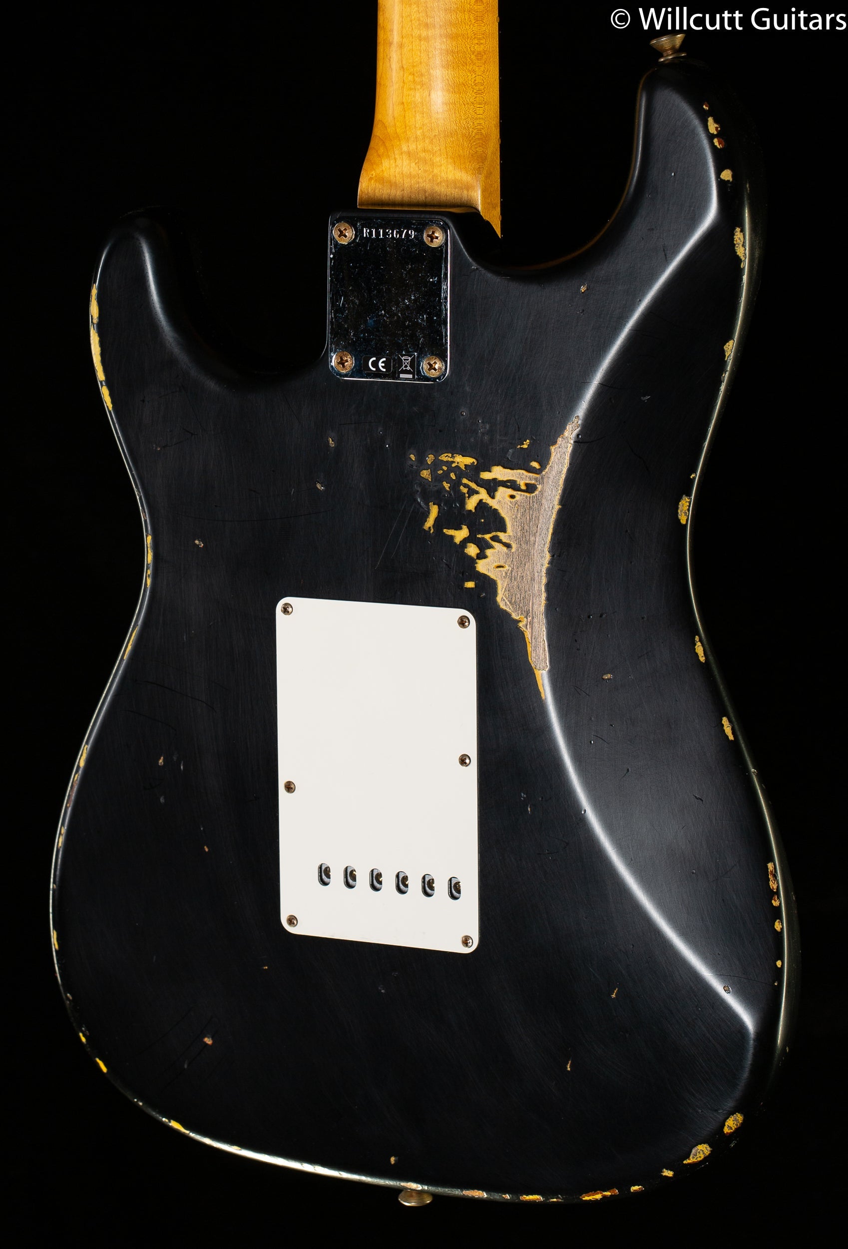 Fender Custom Shop Willcutt True '62 Stratocaster Journeyman Relic Black over 3TS '59 C