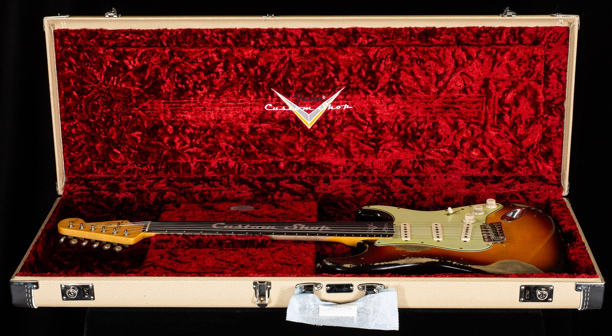 Fender Custom Shop Masterbuilt Ron Thorn 60's Stratocaster Heavy Relic Brazilian Faded Chocolate 3-Tone Sunburst