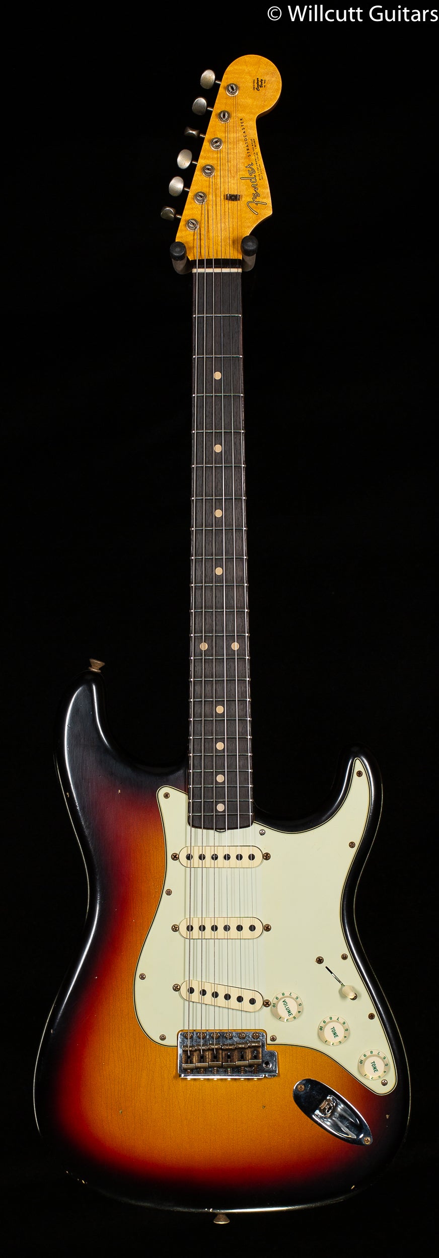 Fender Custom Shop Willcutt True '62 Stratocaster Journeyman Relic 3-Tone Sunburst Large C