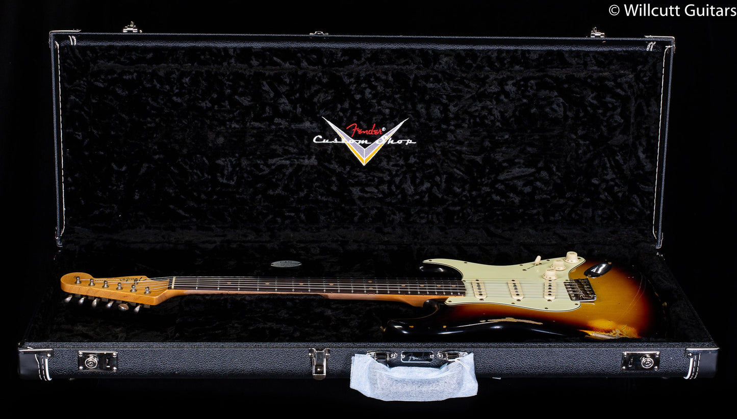 Fender Custom Shop "The 63" 1963 Stratocaster Relic 3-Color Sunburst 60C