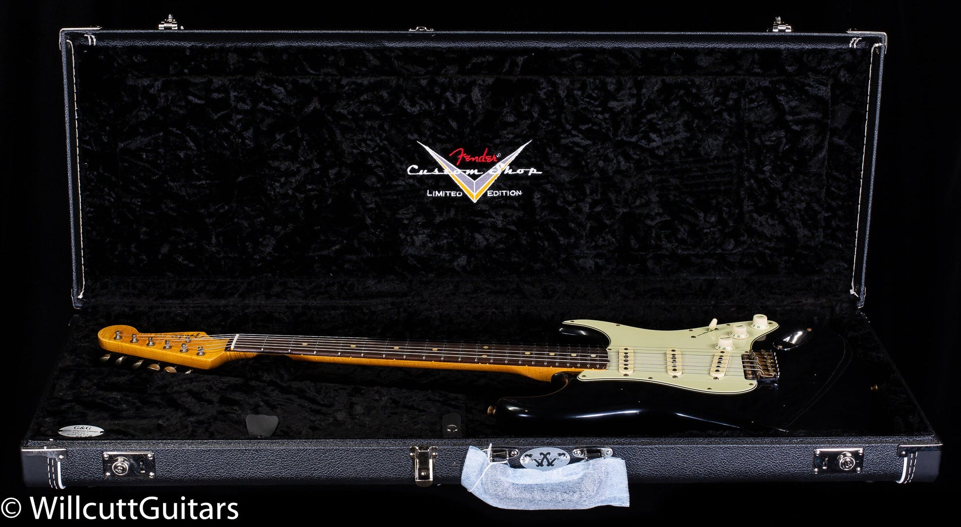 Fender Custom Shop Willcutt True '62 Stratocaster Journeyman Relic Black 60s Oval C