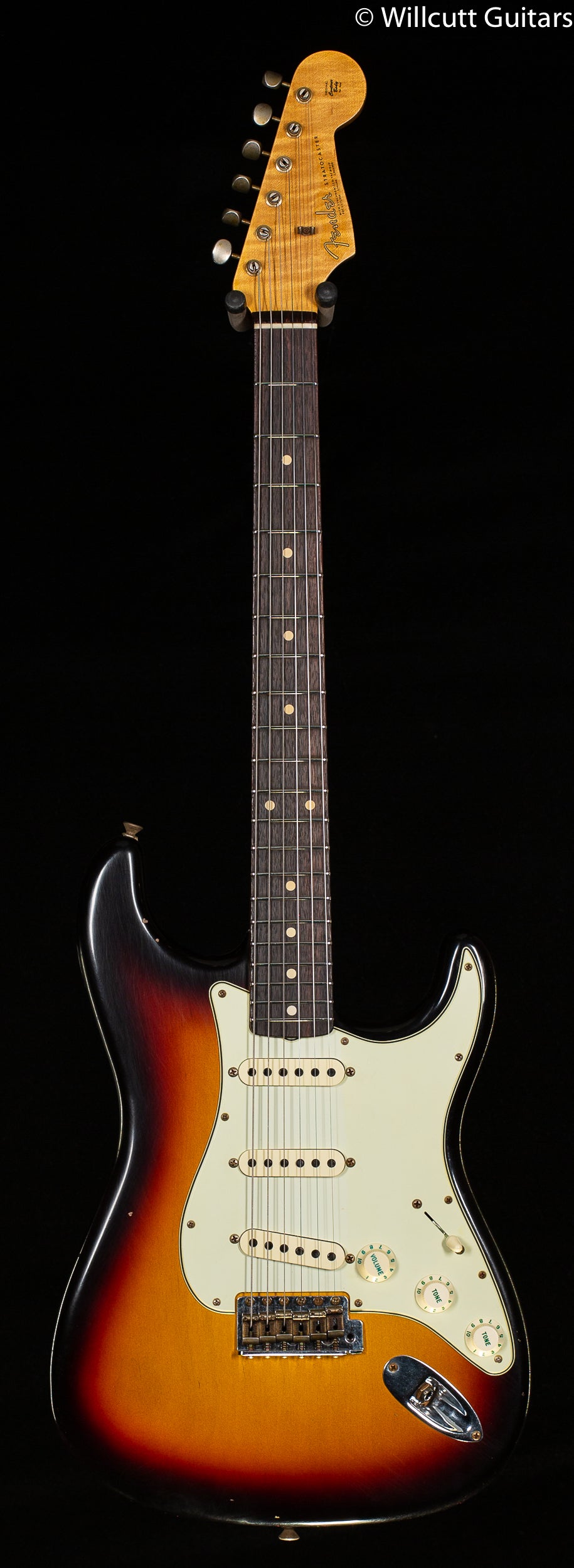 Fender Custom Shop Willcutt True '62 Stratocaster Journeyman Relic 3-Tone Sunburst Josephina Handwound 57 Soft V