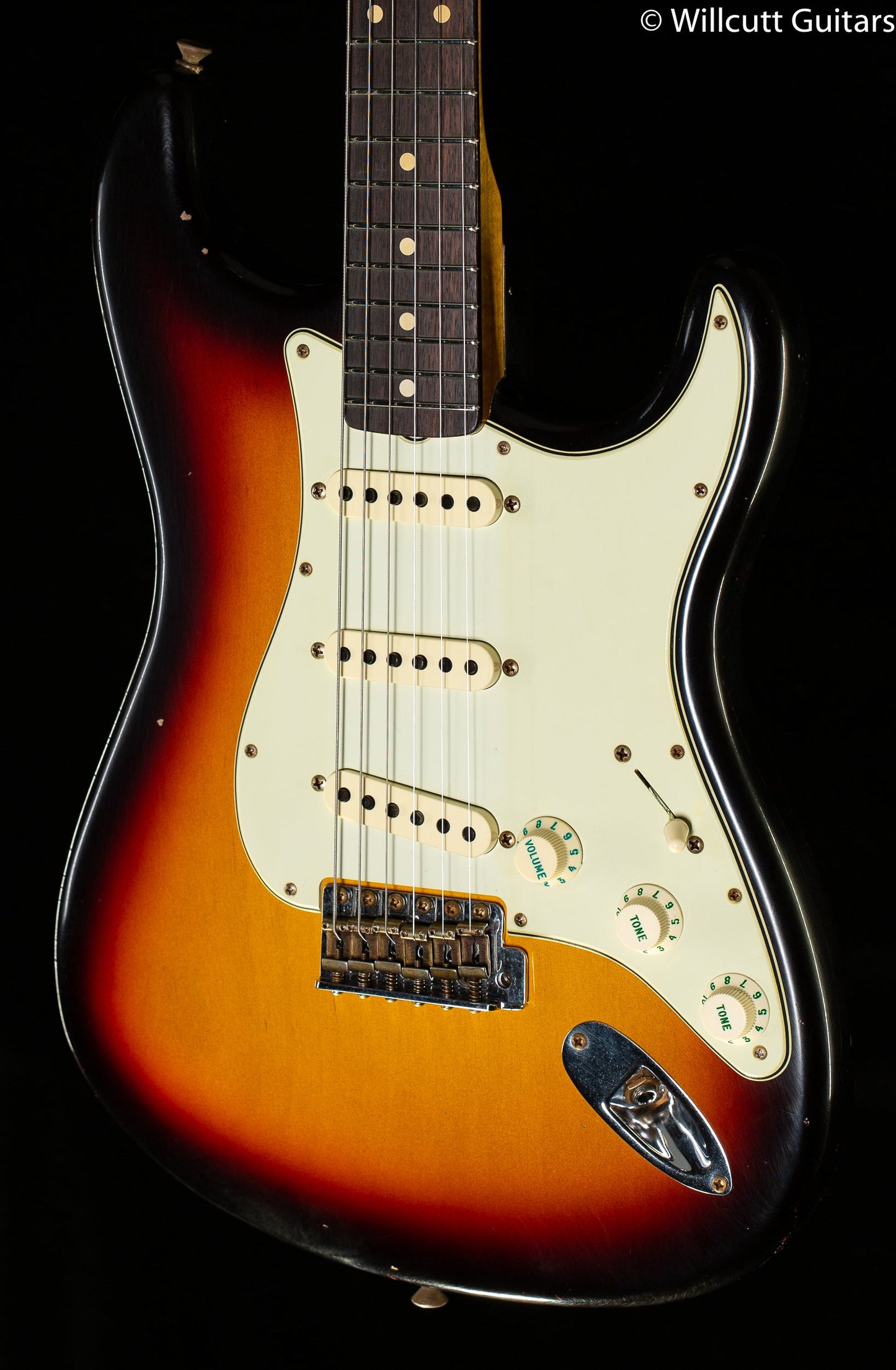 Fender Custom Shop Willcutt True '62 Stratocaster Journeyman Relic 3-Tone Sunburst Josephina Handwound 57 Soft V